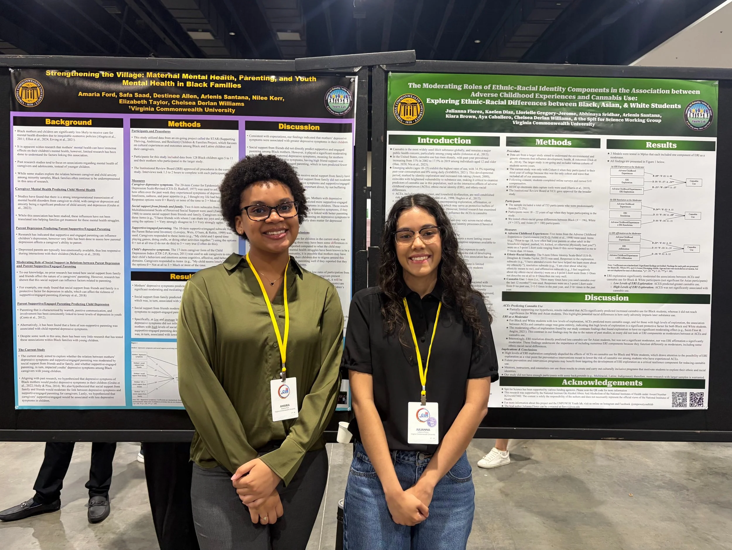 We presented lots of research at the National Conference on Undergraduate Research