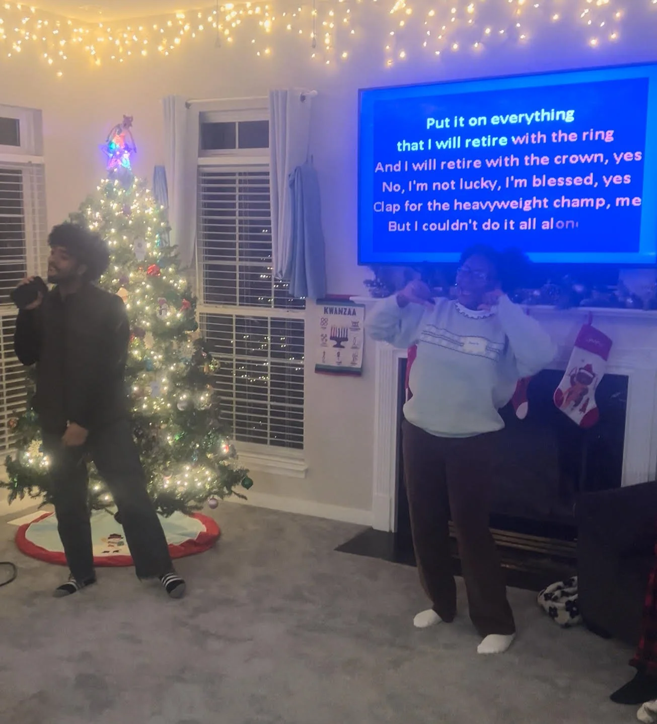 We had a blast doing karaoke!