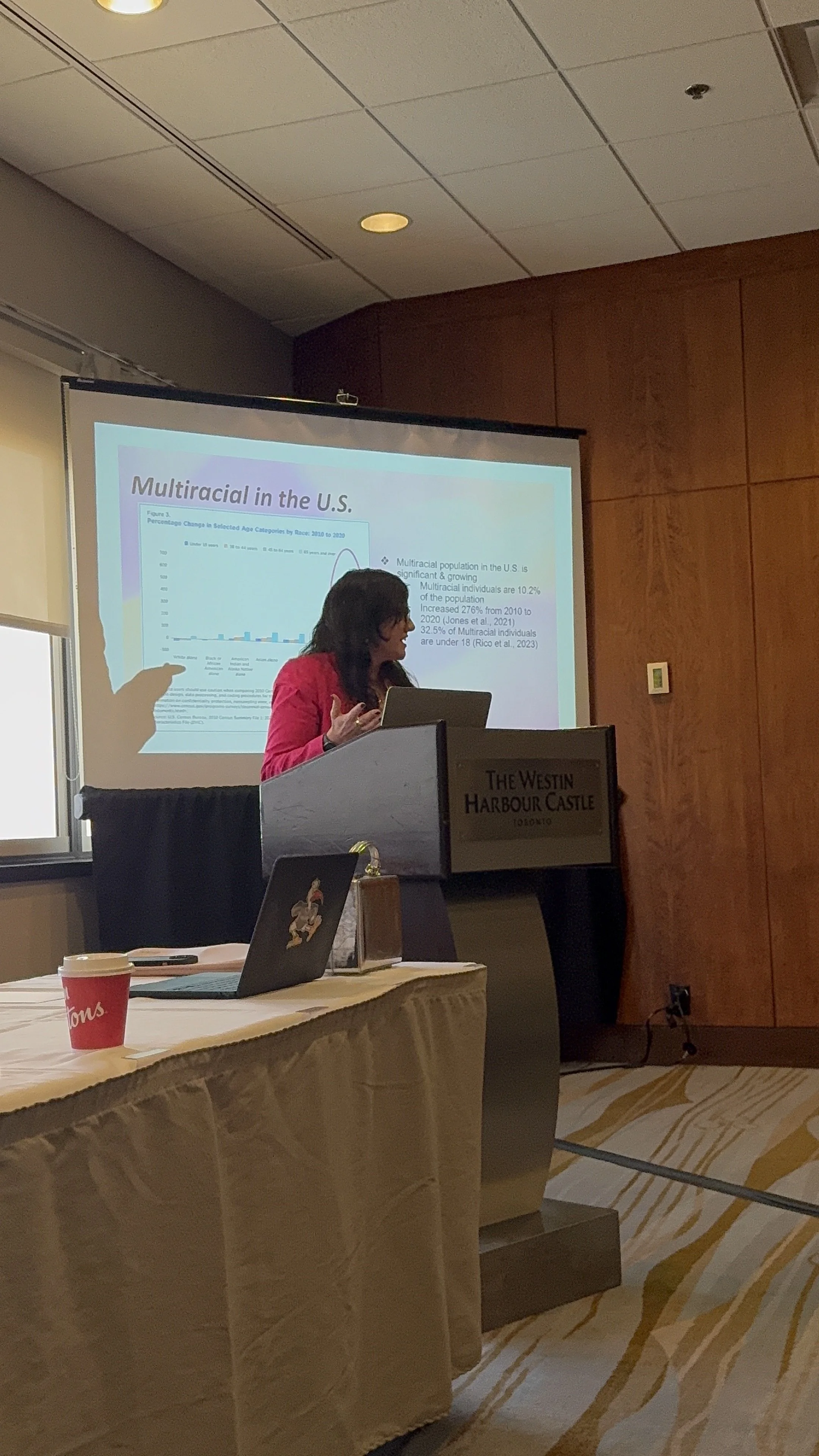 Dr. Williams presented on Forms of ethnic-racial identity belongingness predicting mental health and suicide ideation