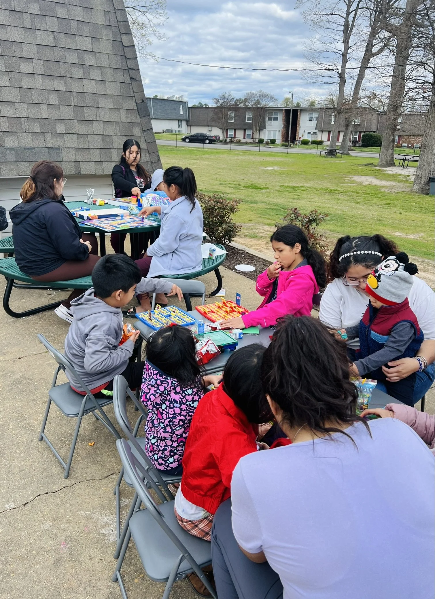 We had the best time playing games with really awesome kiddos while caregivers were learning!