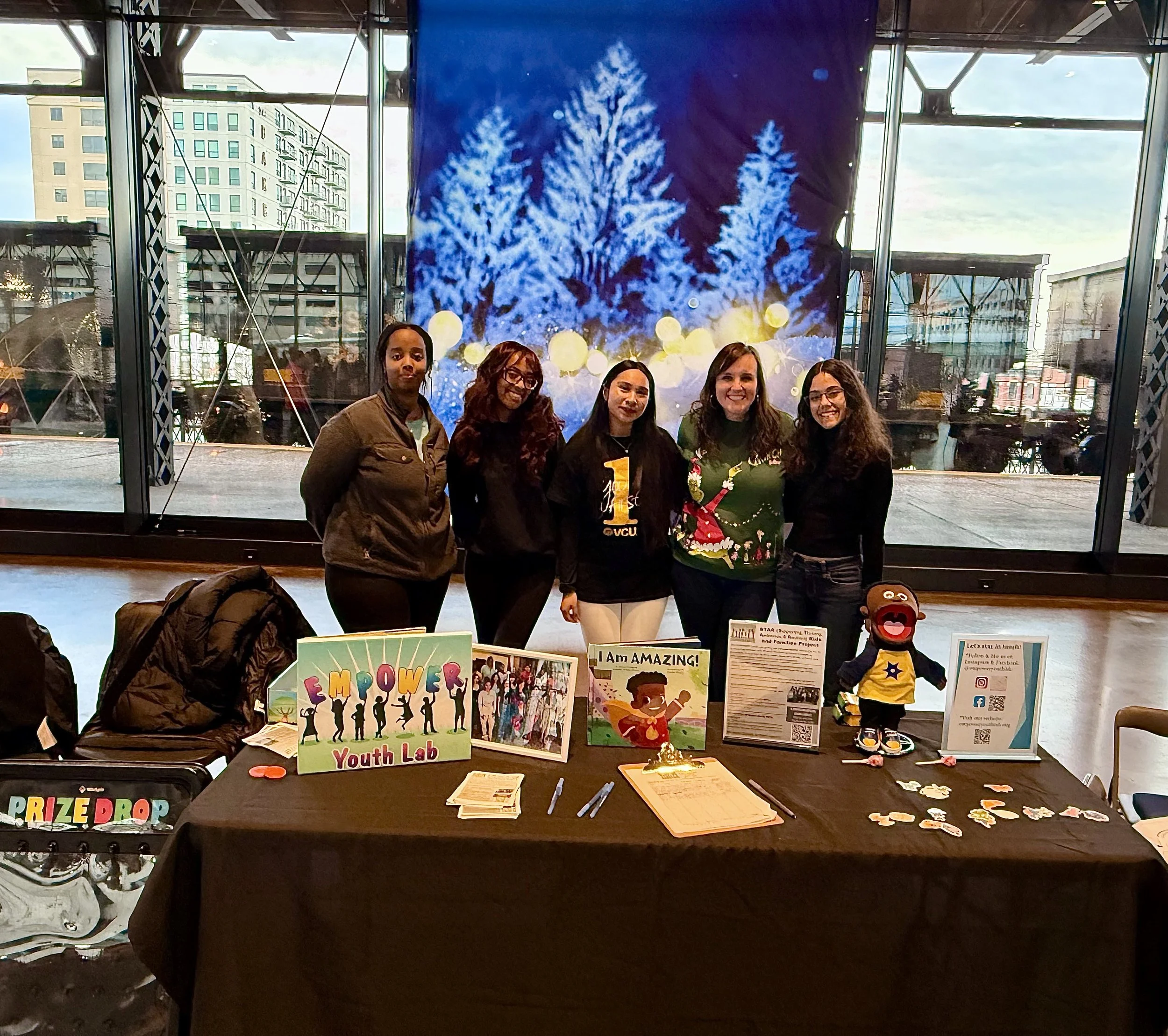 Recruiting at the Winter Wonderland event!
