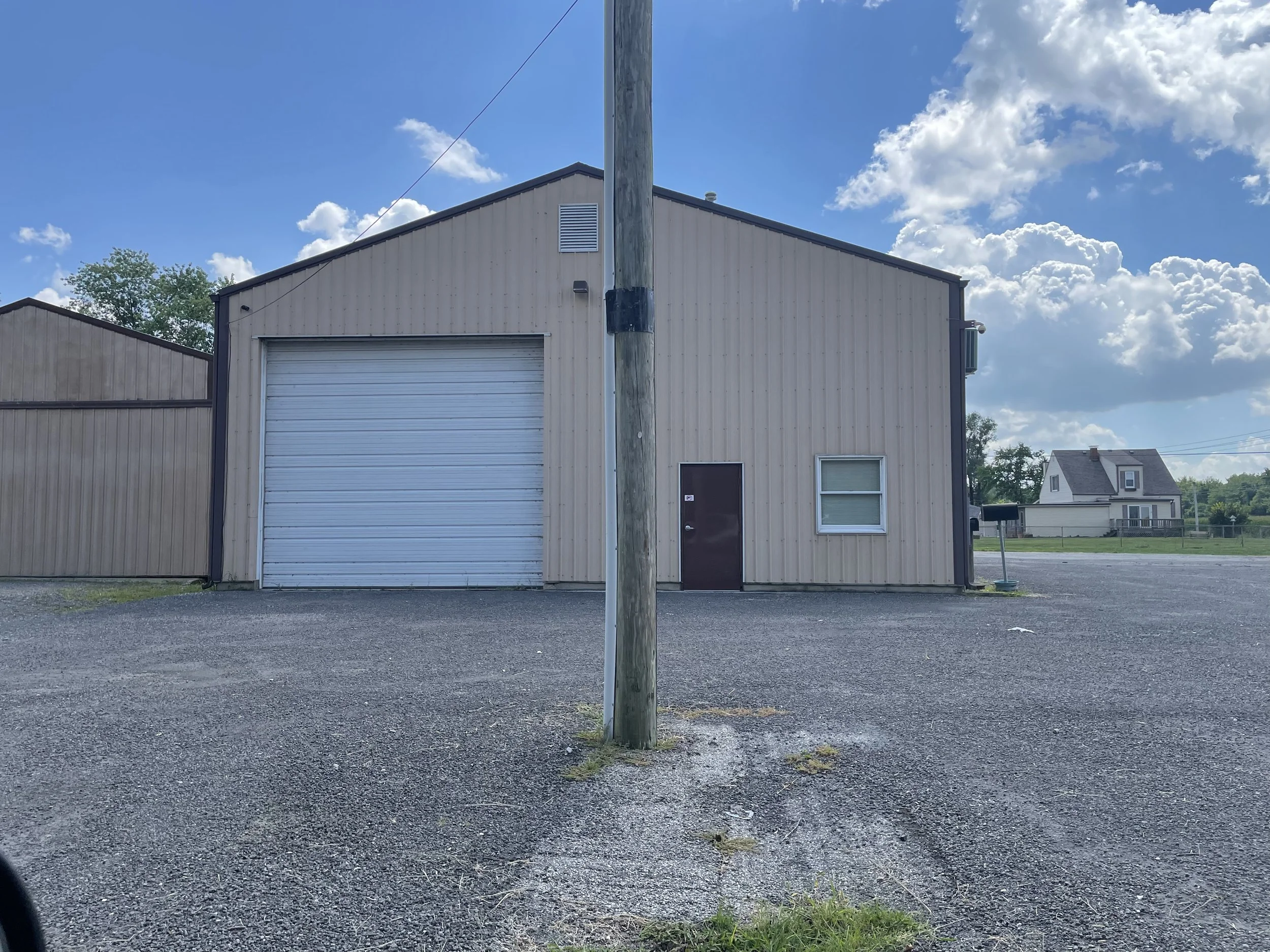 Front view of large storage unit
