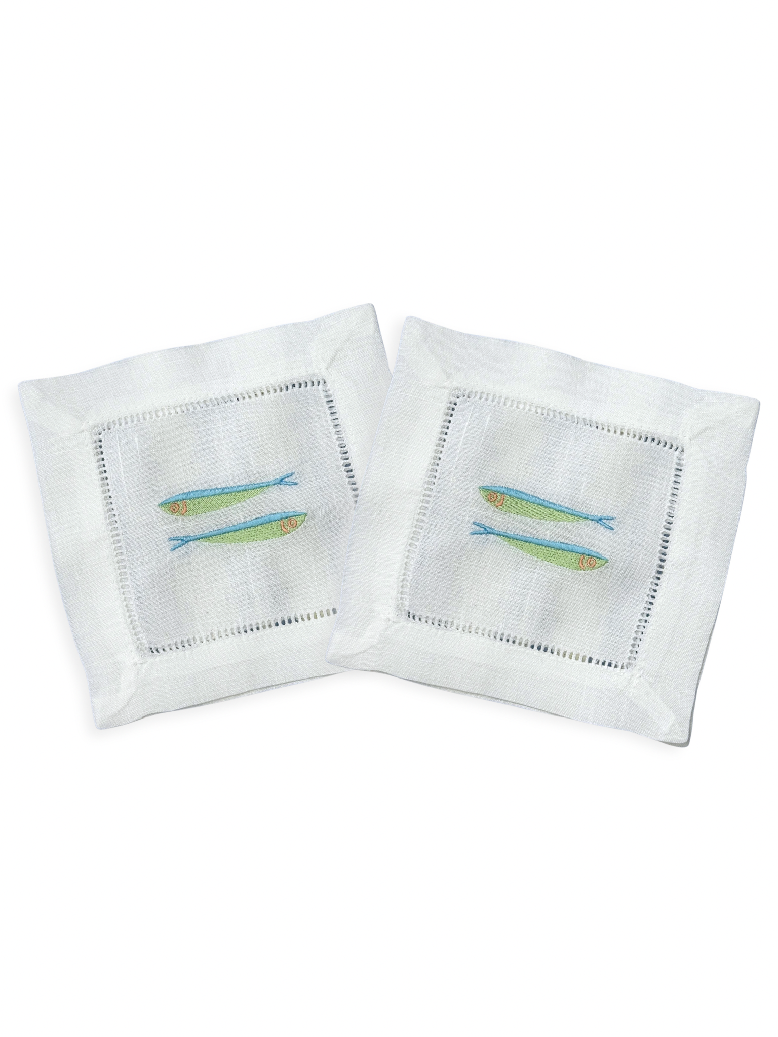 Sardine Cocktail Napkins (Set of 4)