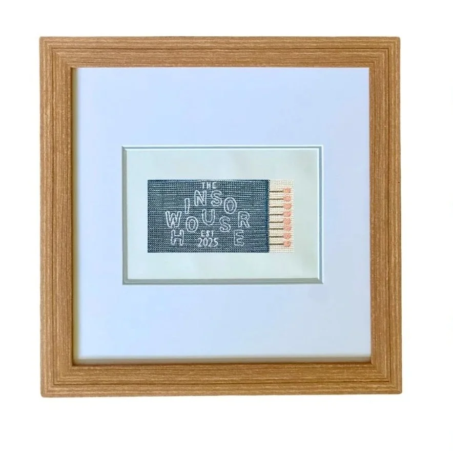 Embroidered The Winsor House Matchbook