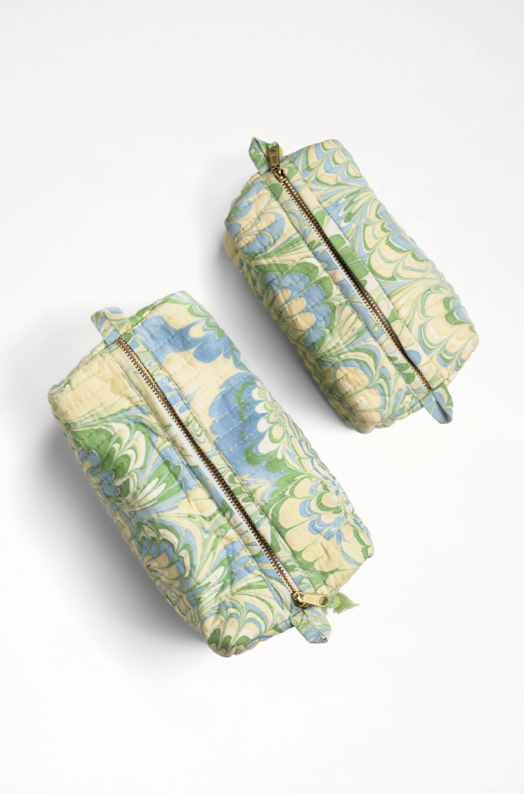 Inner Child Toiletry Bag Marble Green View 2.png