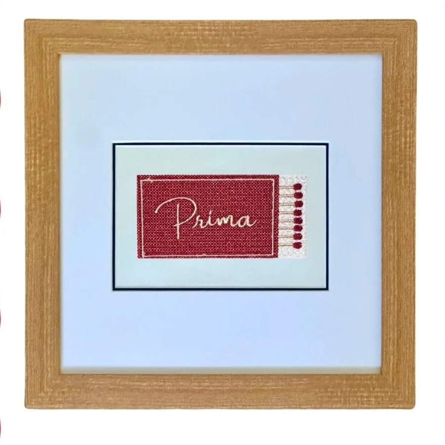 Embroidered Prima Matchbook