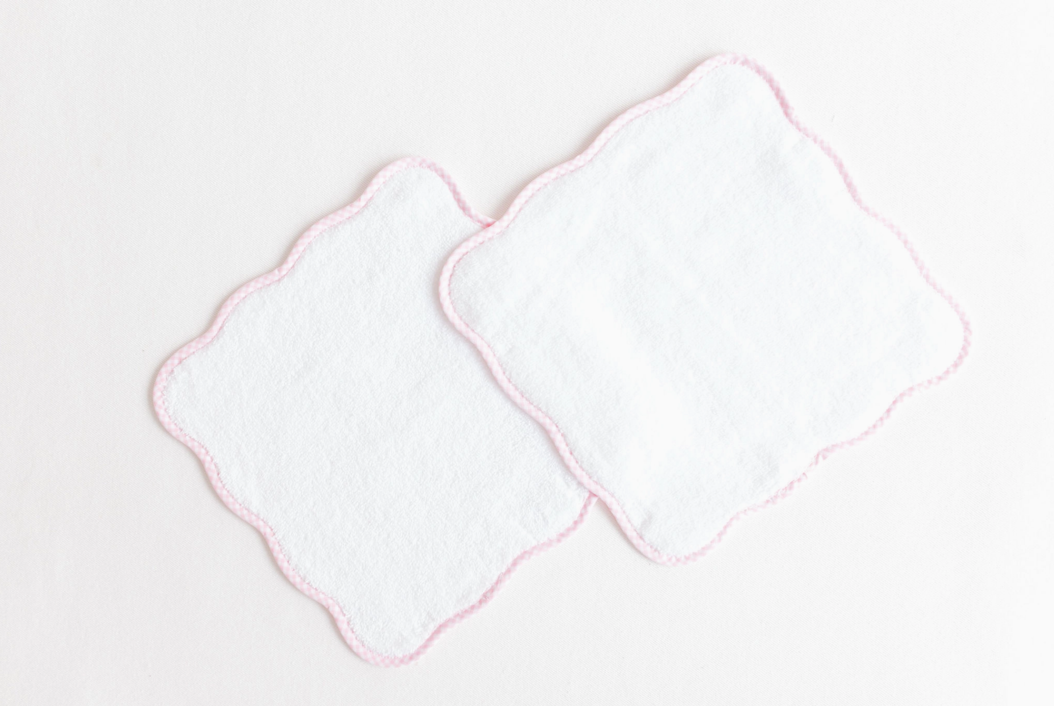 Terry Tots Washcloth Pink Gingham Trim.jpeg.png