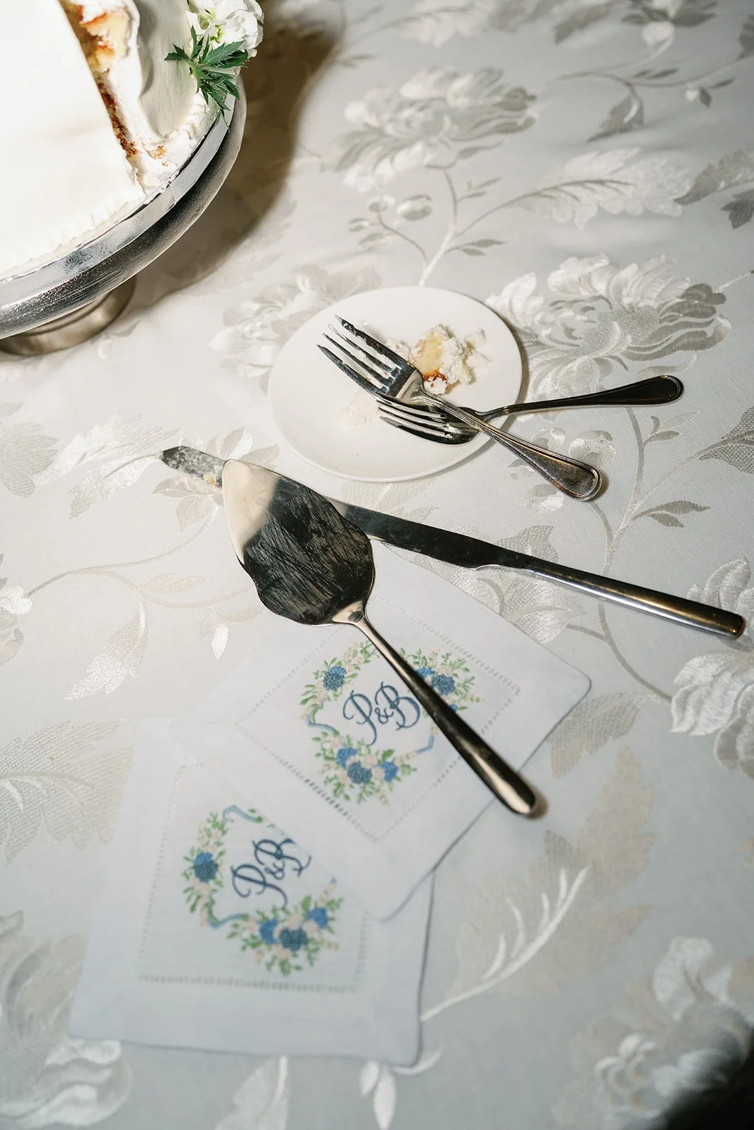 Custom embroidred cocktail napkin.JPG