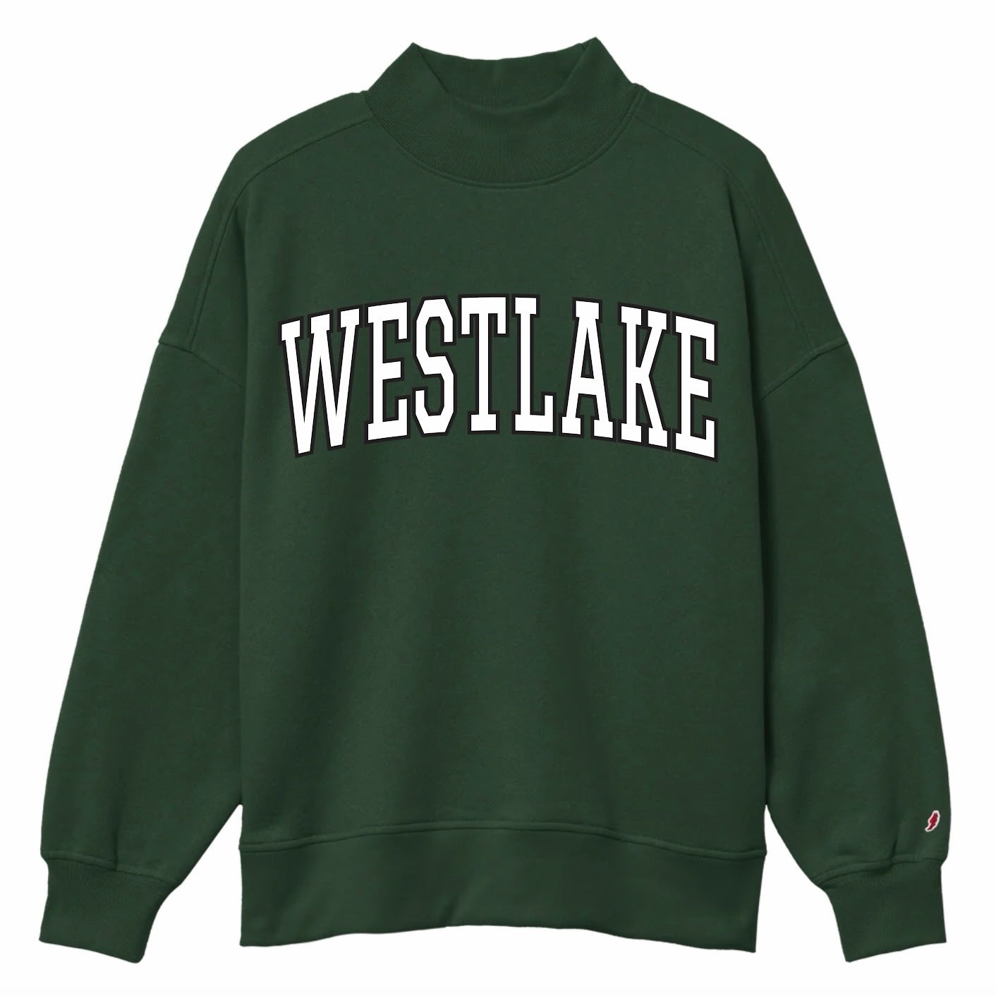💚WESTLAKE💚

You asked for it and it&rsquo;s here!!! A super cozy, Westlake green Mock Neck! 

I&rsquo;ve had the pleasure of creating custom mock necks for the Westlake Cheer Team and the Westlake Soccer Team and NOW&hellip;I was asked to create a 