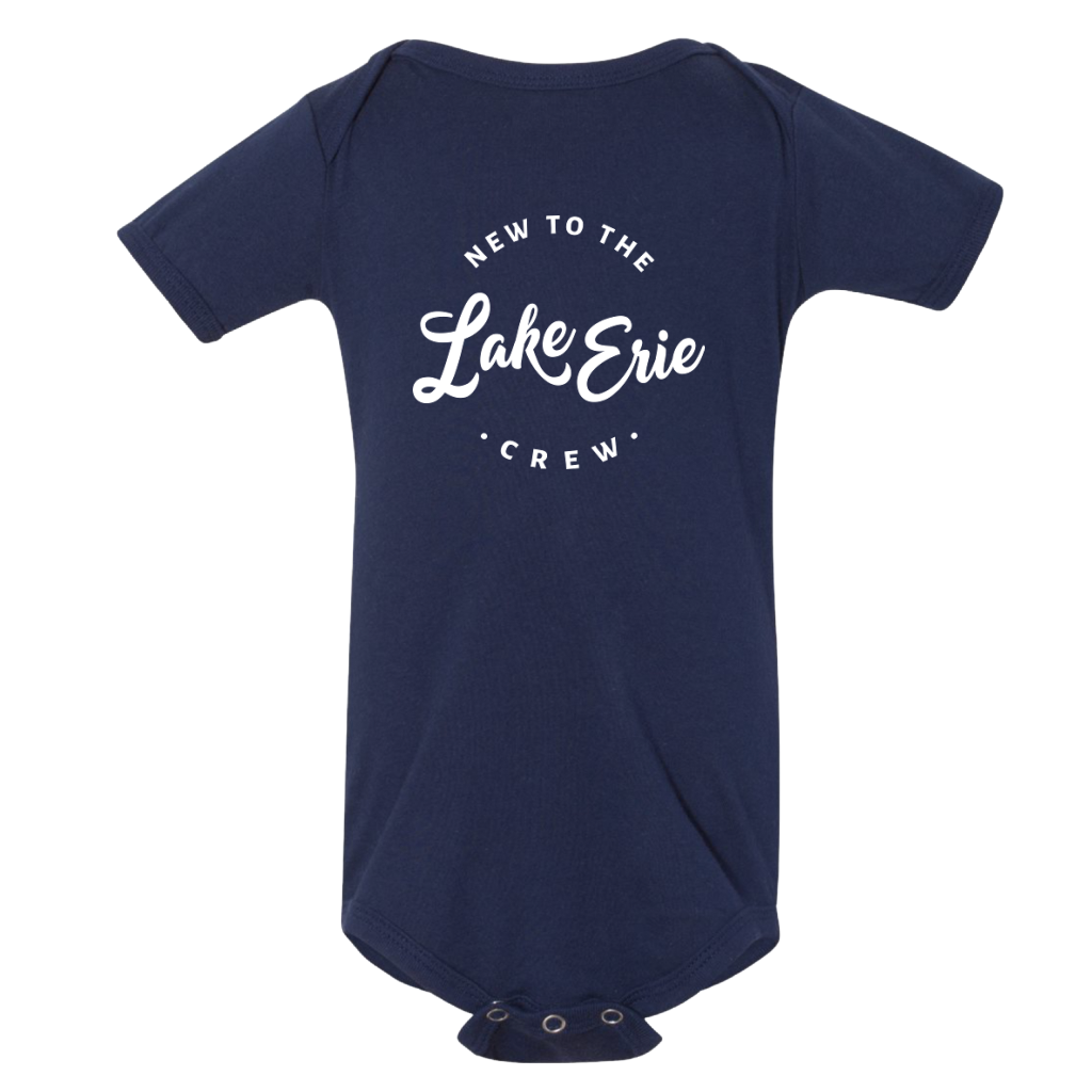 New Crew Onesie - Navy & White