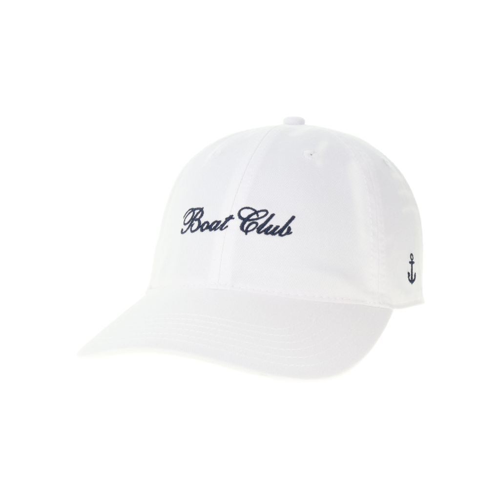 Boat Club Hat - White & Navy