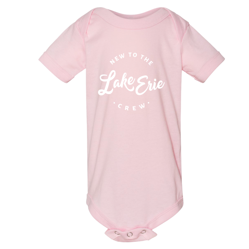 New Crew Onesie - Pink & White