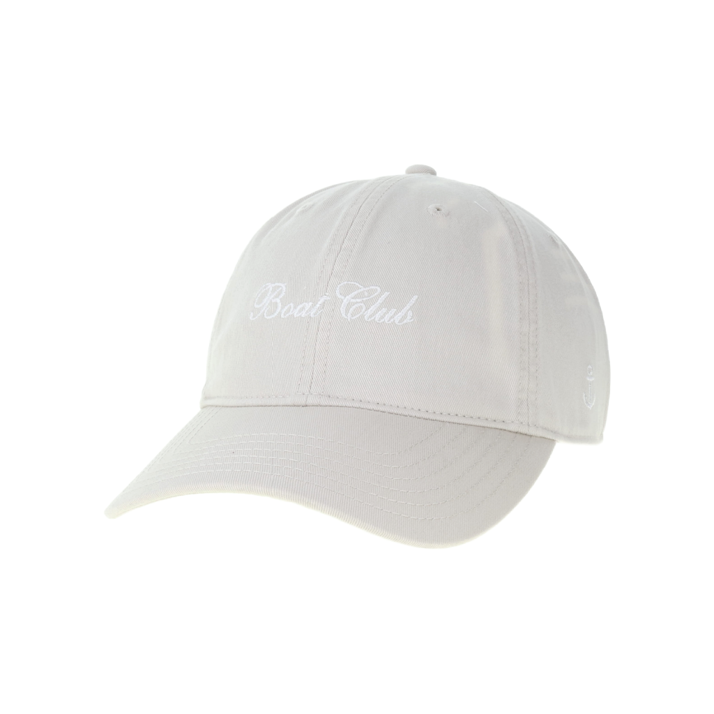 Boat Club Hat - Oat & White
