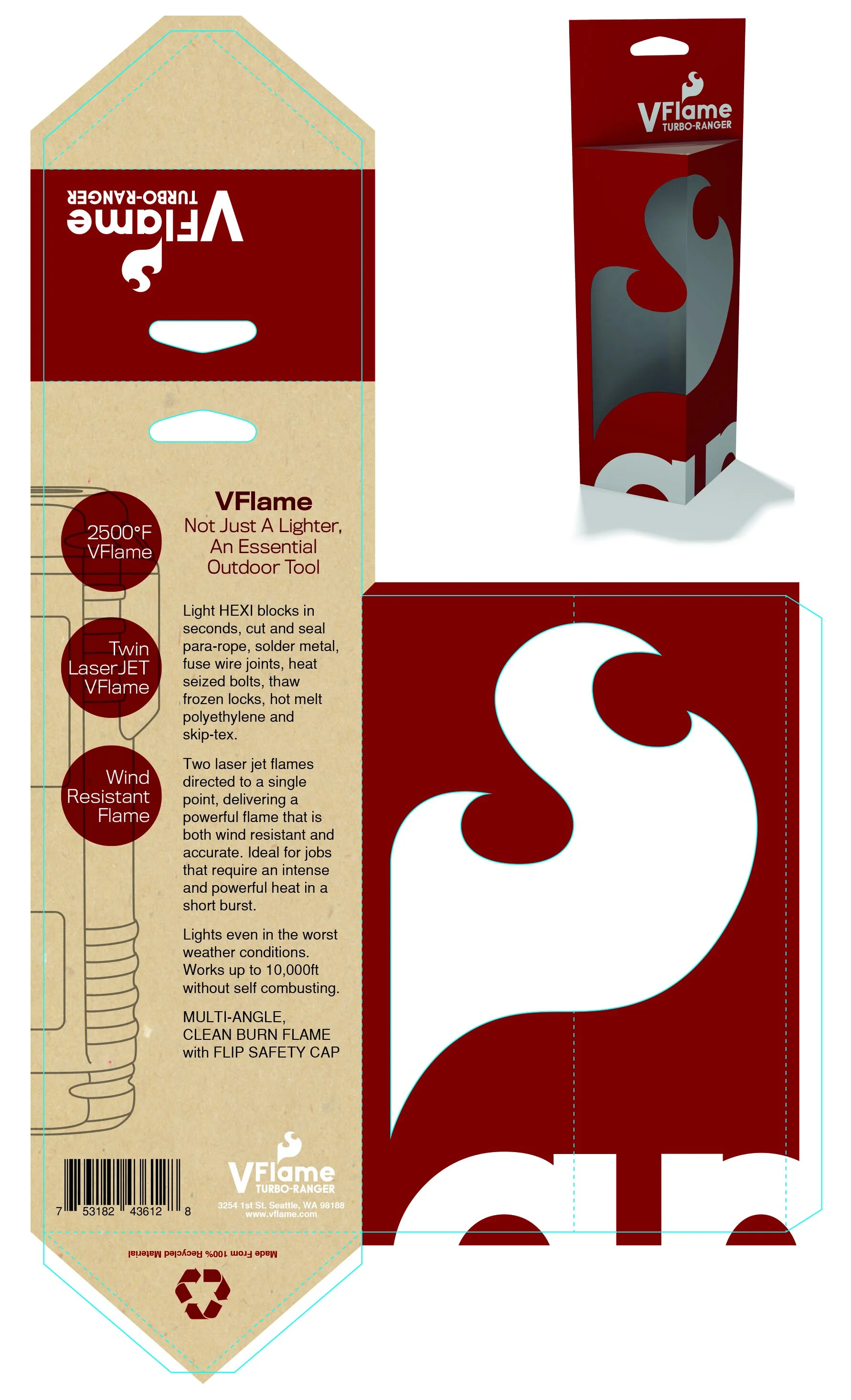 Package Design mock-ups to prove proof of concept.