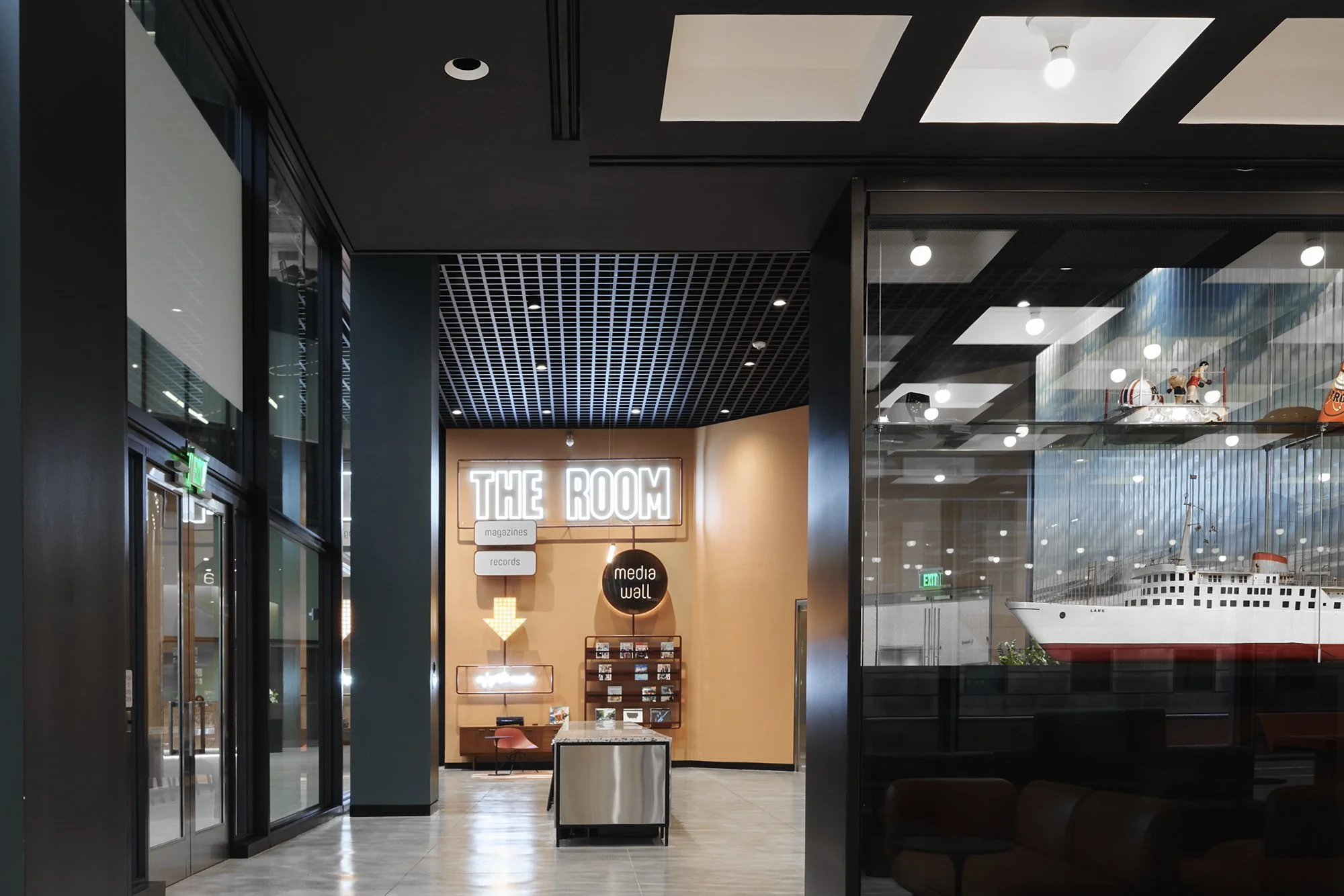 Interior photograph - The Room - Penzoil Place - Houston by Werner Aisslinger