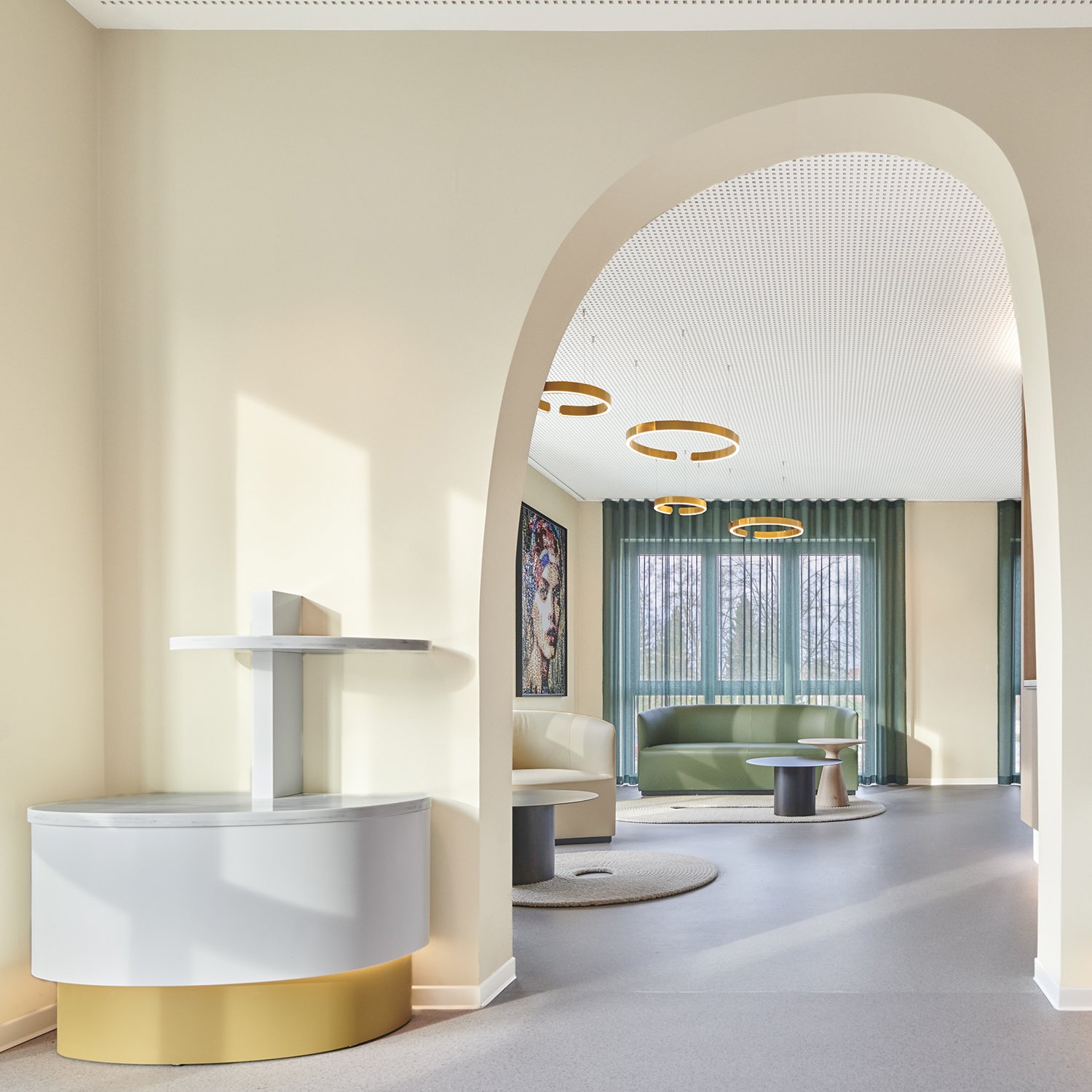 Interior photograph - Institut für Vitalität - Berlin by Werner Aisslinger