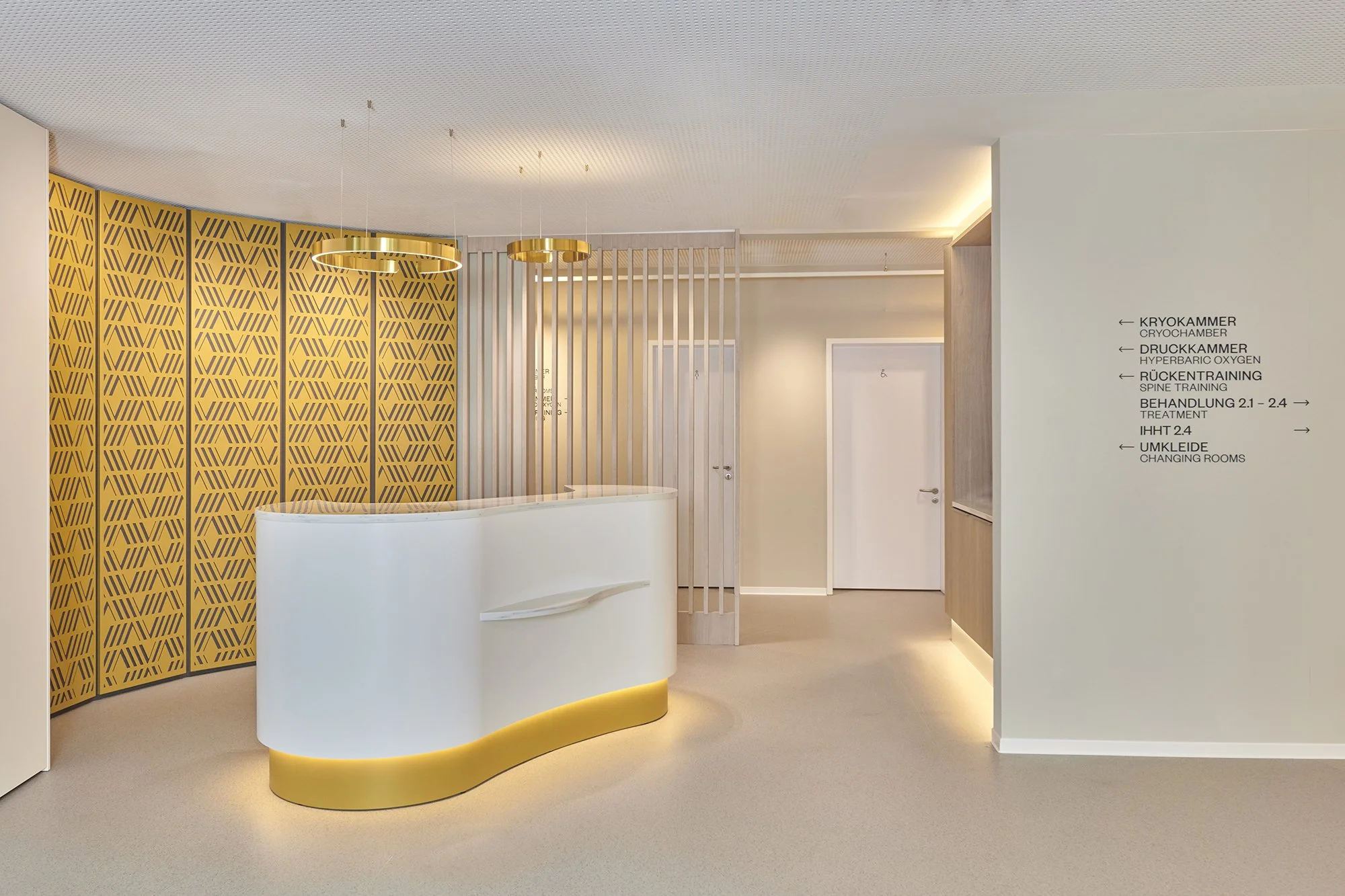 Interior photograph - Institut für Vitalität - Berlin by Werner Aisslinger