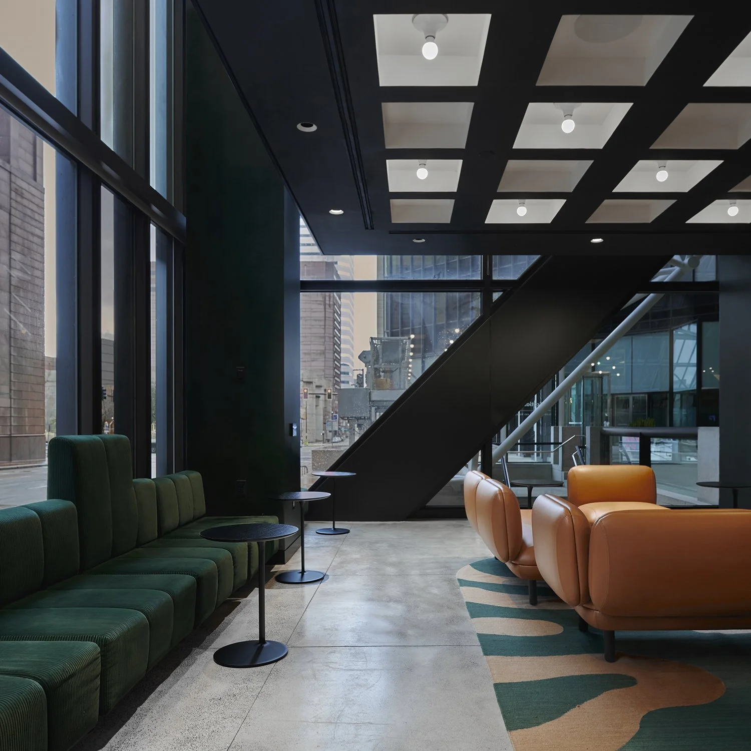 Interior photograph - The Room - Penzoil Place - Houston by Werner Aisslinger