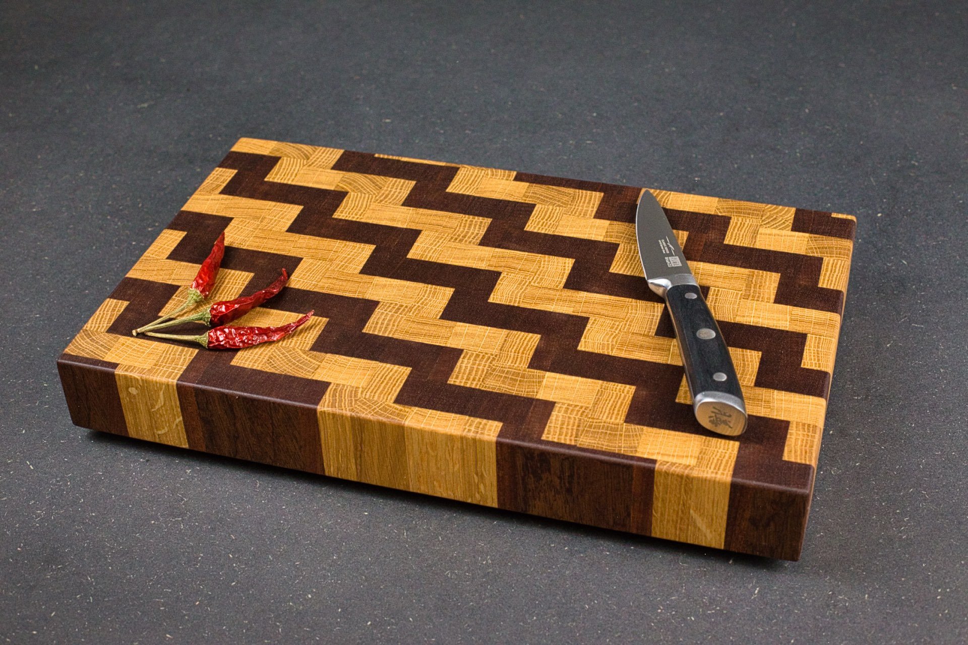 Planche à découper en bois de bout - Atelier Samo