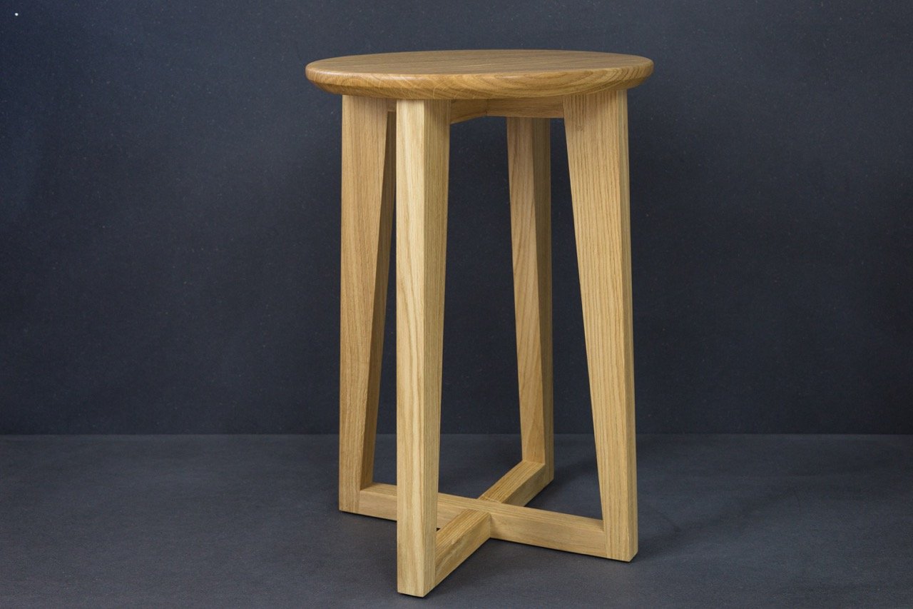 Tabouret - guéridon mokko