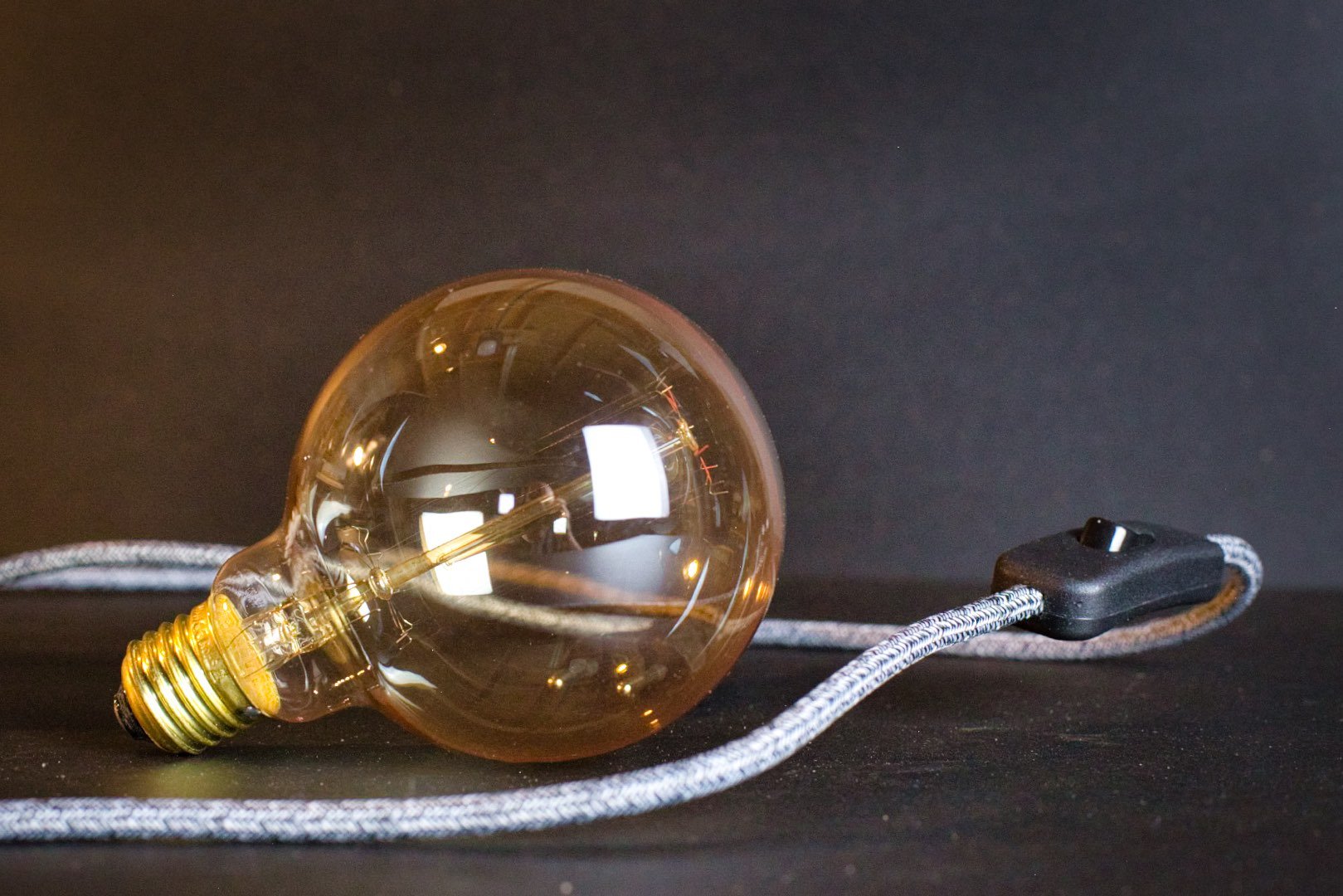Lampe Mahogany Edison - Atelier Samo - Ampoule fournie