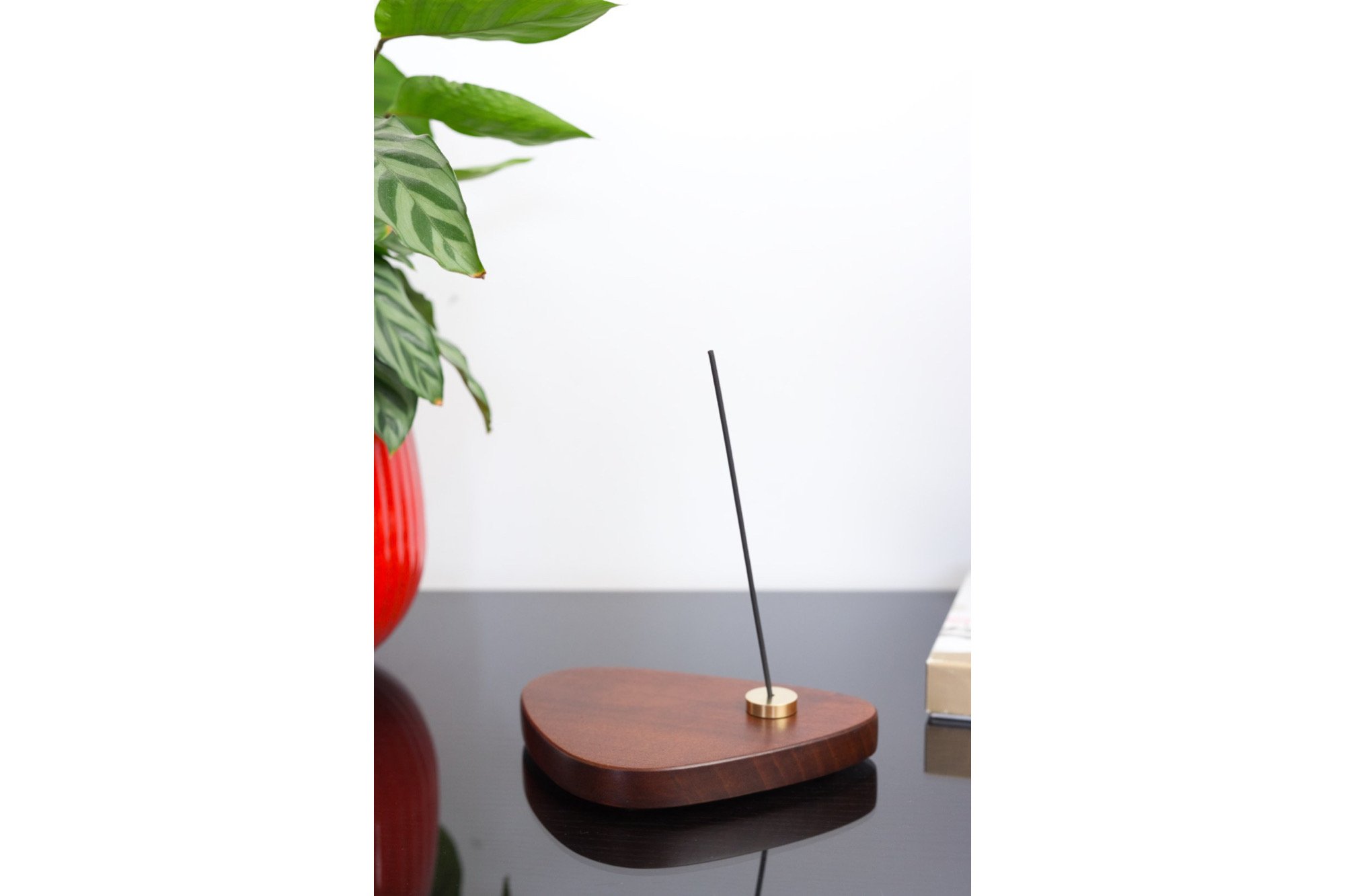 Porte-encens japonais en cerisier - Atelier Samo - Dijon