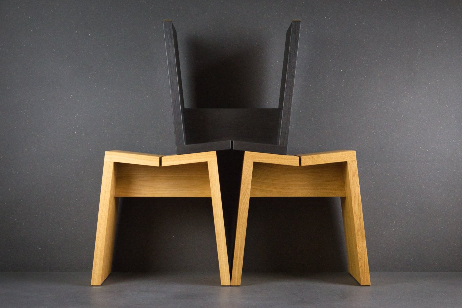 Tabouret japonais en chêne massif - Atelier Samo - Dijon