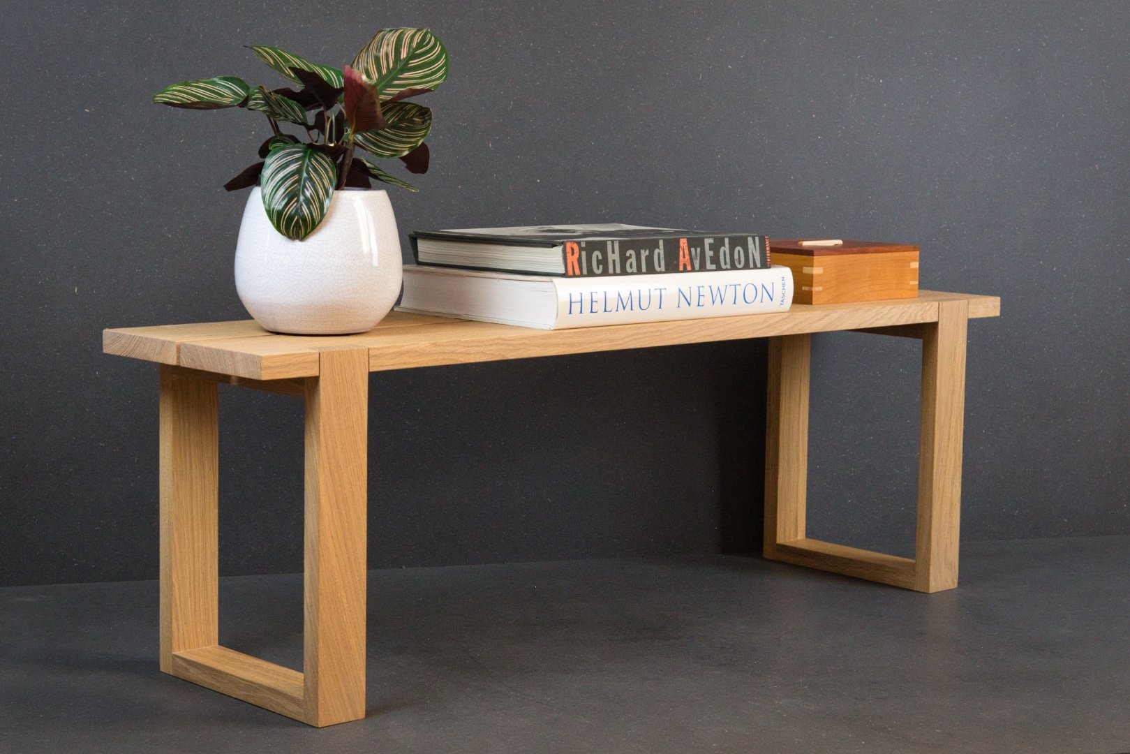 Banc japonais en chêne massif - Atelier Samo