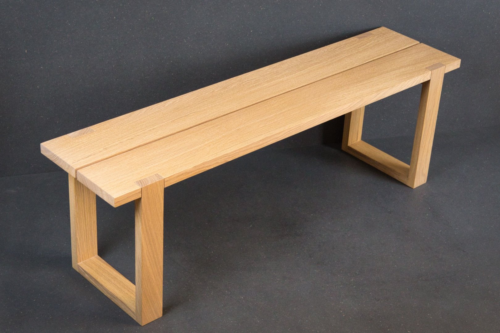 Banc en chêne - Design japonais - Atelier Samo - Dijon