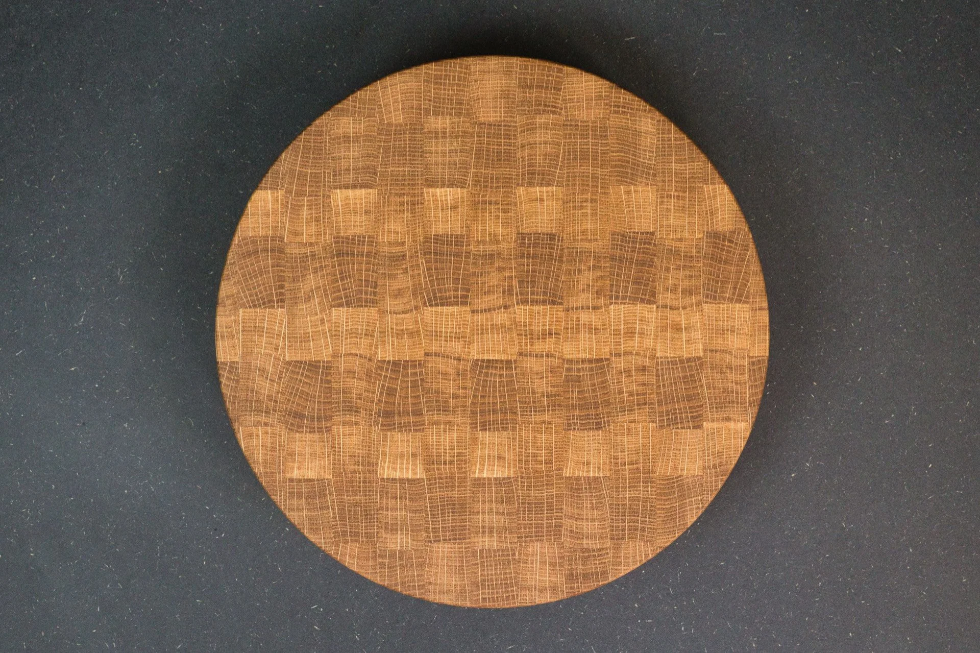 Planche ronde en bois de bout - Chêne