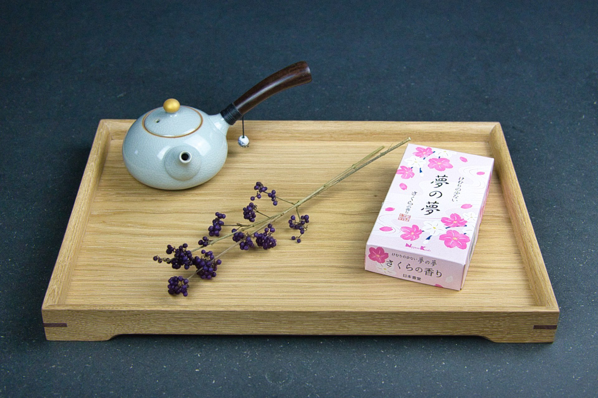 Plateau de service idéal pour le thé ou le café - Mobilier et objets décoratifs japonais - Atelier Samo - Dijon