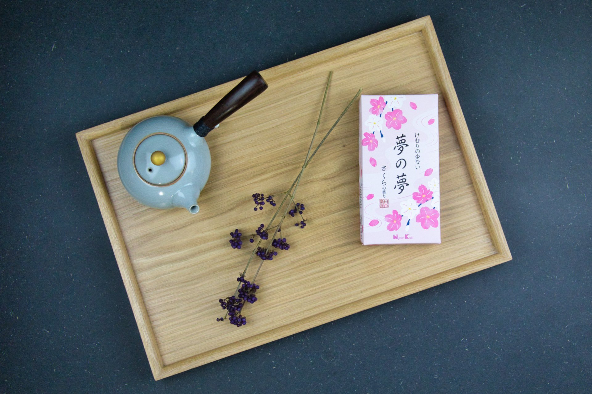 Inspiration japonaise Zen - Plateau de service - Atelier Samo - Dijon