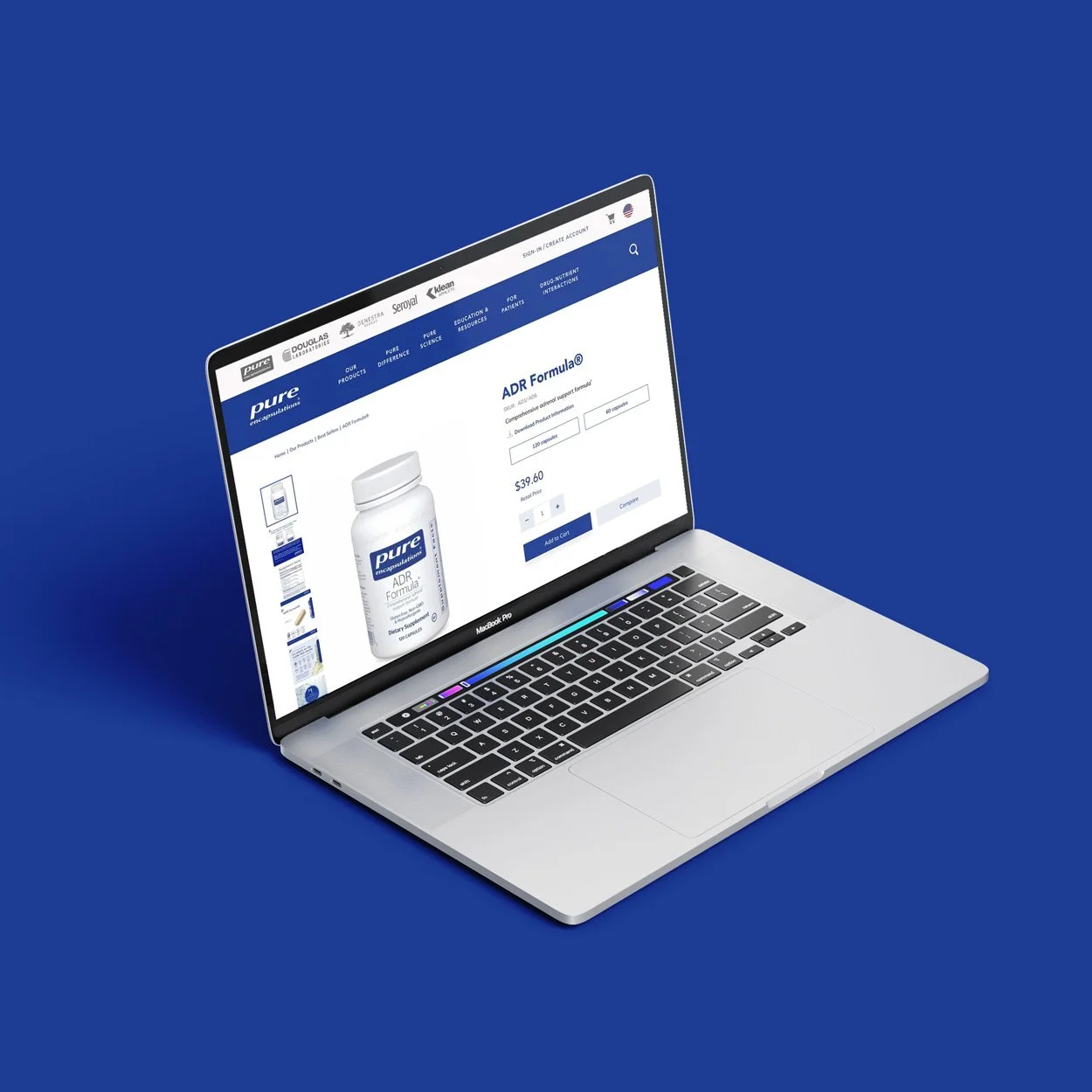 Pure Encapsulations: UI Design