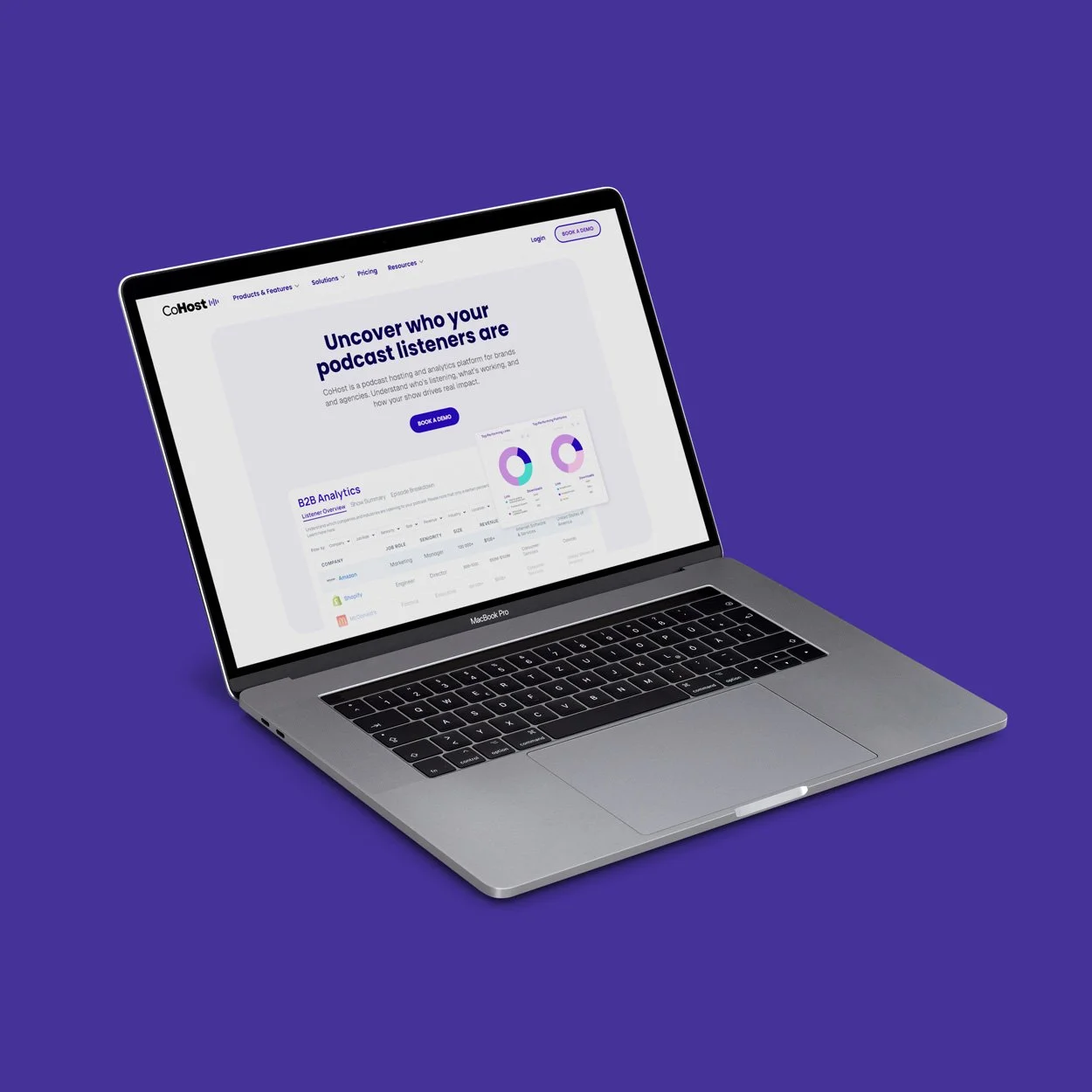 CoHost Podcasting: UX/UI Design, Development, Marketing