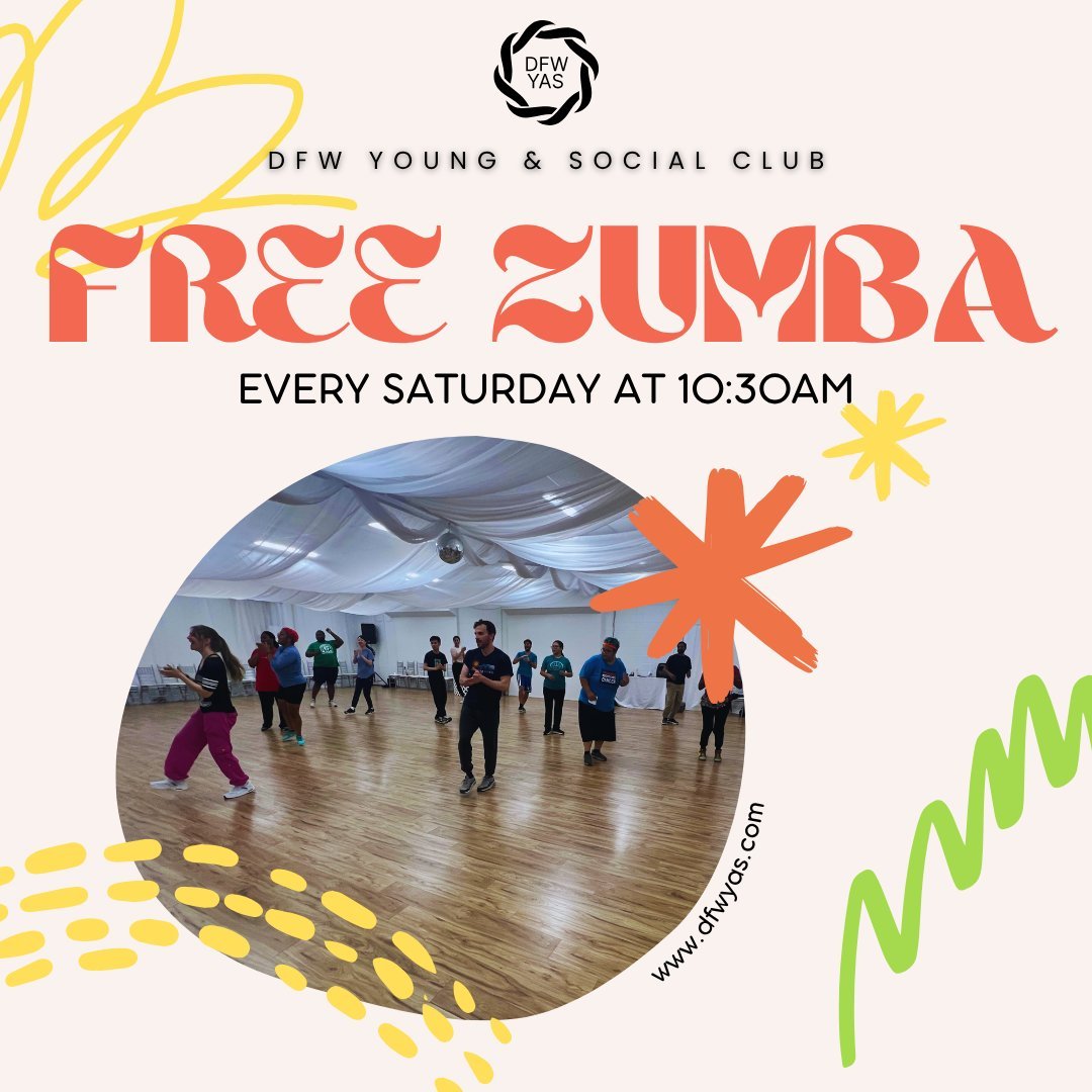 💃🕺 FREE (or Donation-Based) Zumba Every Saturday at 10:30 AM!
Start your Saturday with a fun, high-energy Zumba class&mdash;FREE to attend, but feel free to donate if you&rsquo;d like to support! Whether you're a beginner or a Zumba pro, this class
