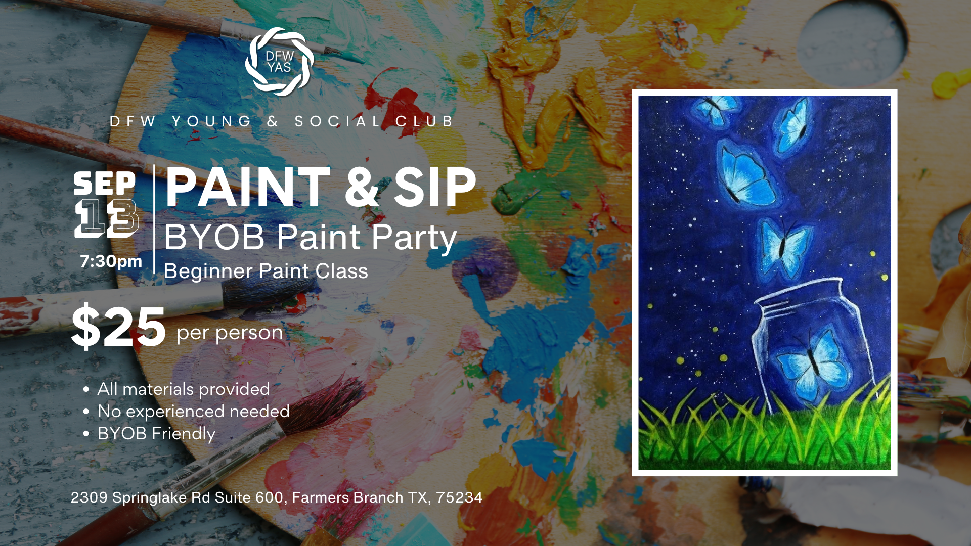 Sip & Paint: A BYOB Beginner-Friendly Painting Night
