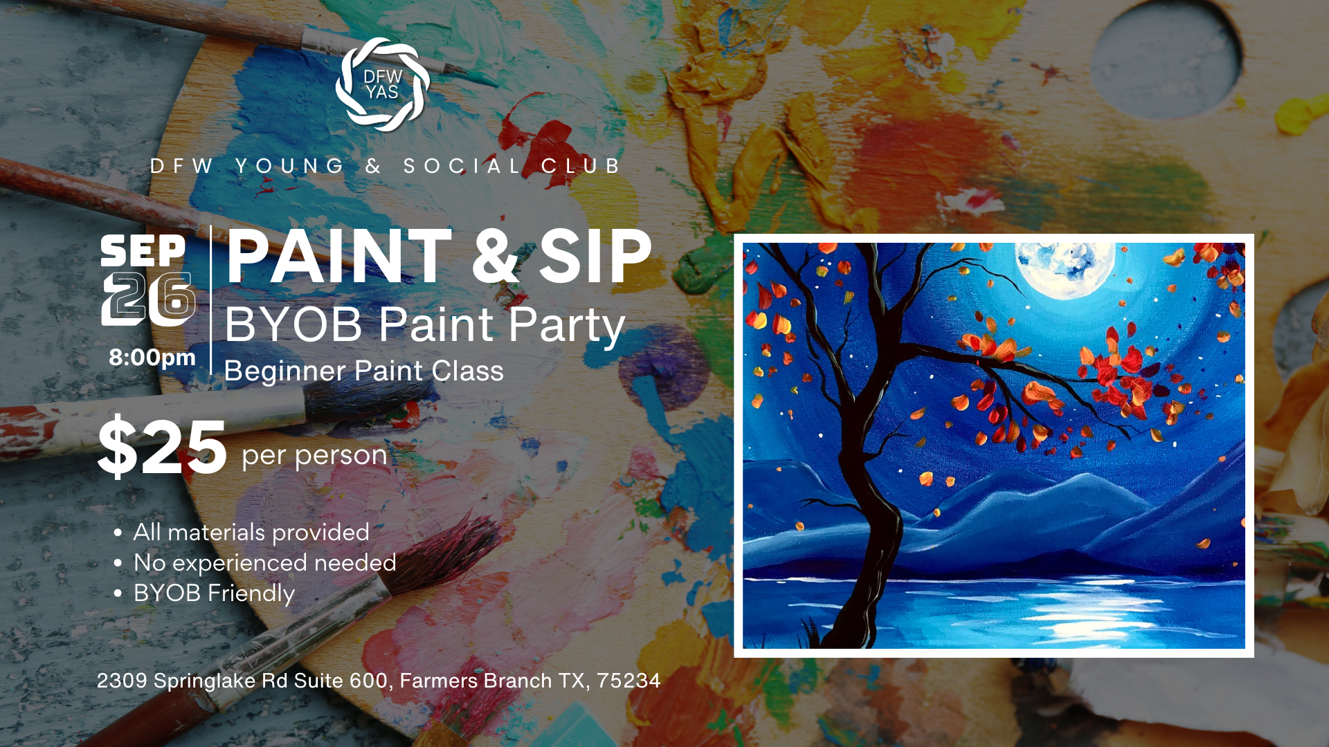 Sip & Paint: A BYOB Beginner-Friendly Painting Night