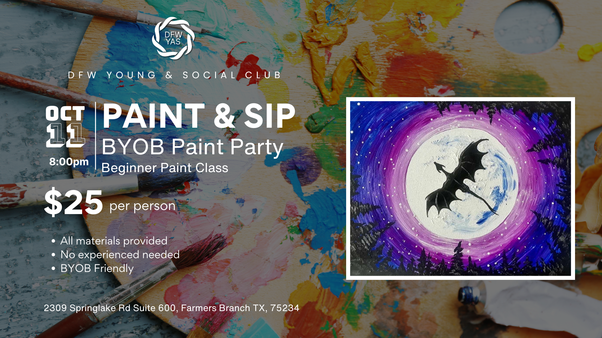 Sip & Paint: A BYOB Beginner-Friendly Painting Night