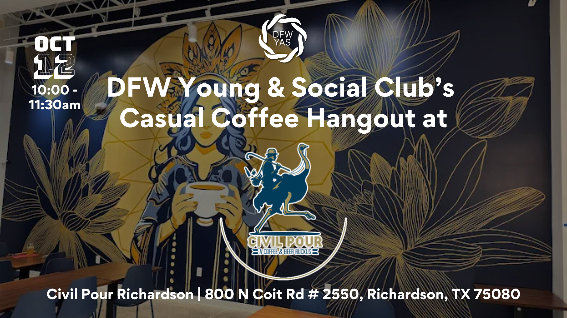 Casual Coffee Hangout at Civil Pour Richardson