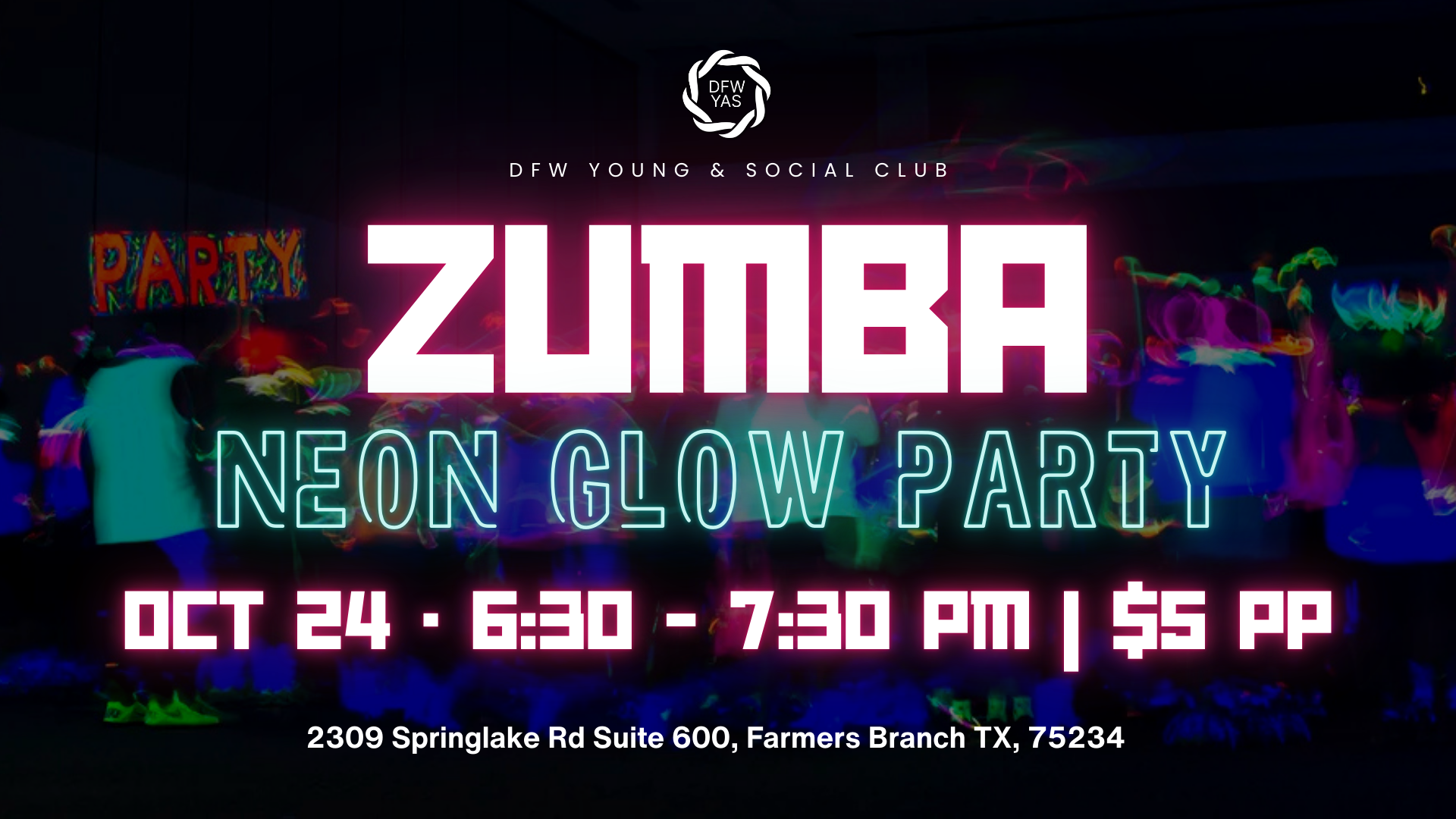 Neon Zumba Glow Party