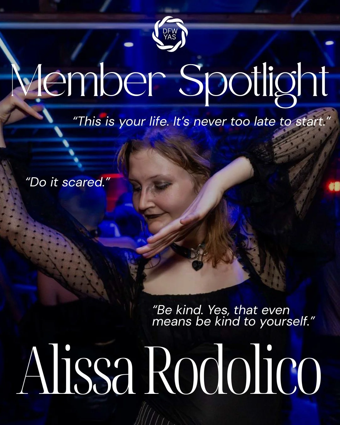 If you&rsquo;ve ever come to a board game night and played with someone whose vibe was right in all the best ways &mdash; you&rsquo;ve probably met Alissa.

Born and raised across DFW, Alissa&rsquo;s a barista by trade and a creative at heart. She&rs