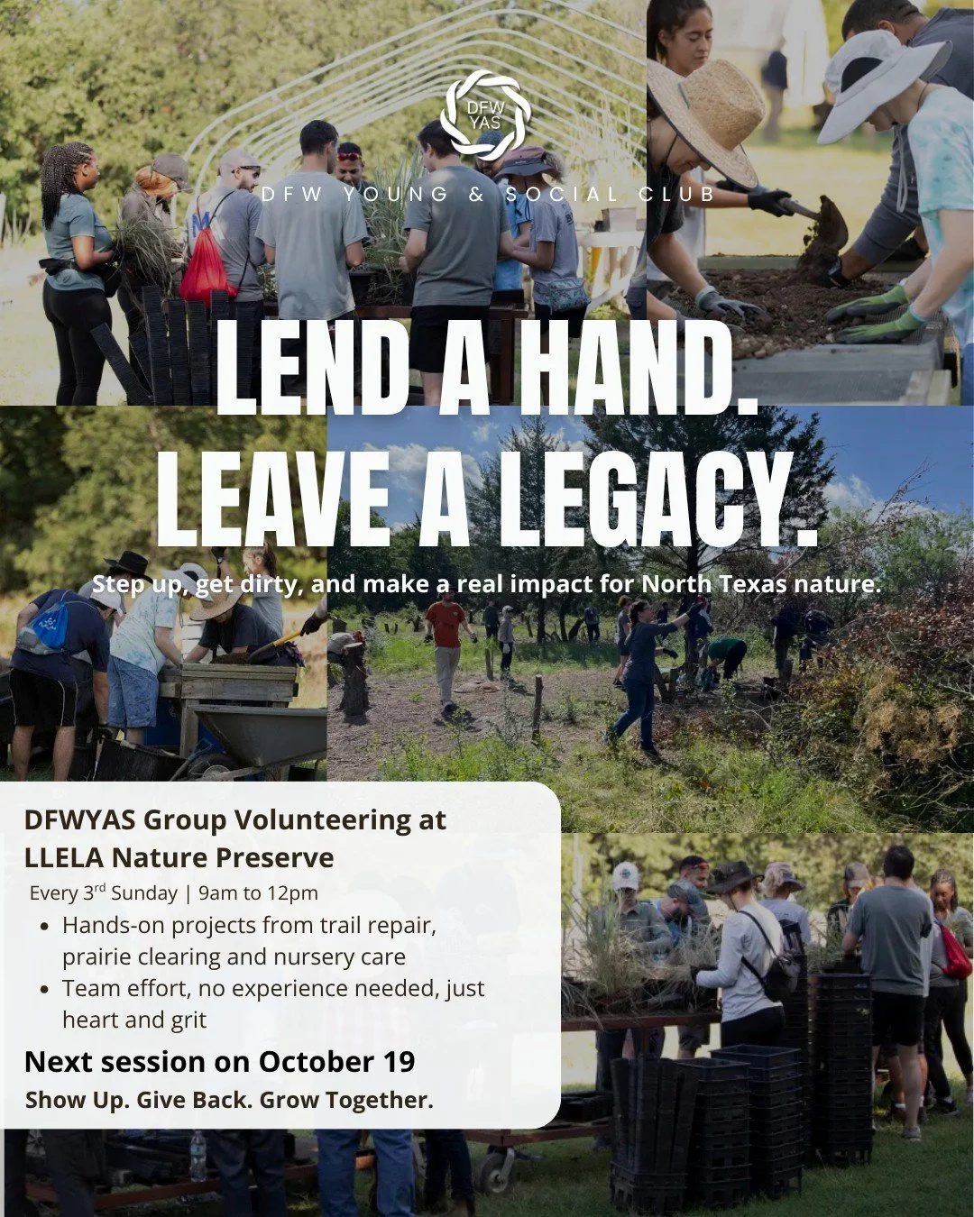 🌿 Roll up your sleeves and give back to nature!

Join us Sunday, October 19 (9 AM&ndash;12 PM) for a volunteer morning at @explorellela  in partnership with @friends_of_llela  We&rsquo;ll be helping wherever we&rsquo;re needed most&mdash;tidying tra