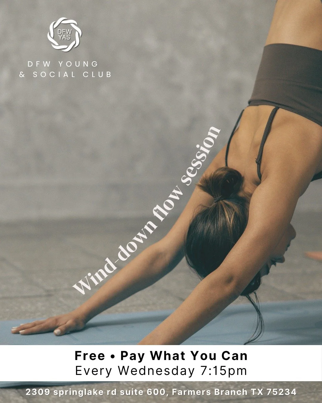 Join us for Wednesday Wind-Down Flow Yoga, a calming midweek reset designed to help you move, breathe, and reconnect. Led by @@whimsywu.crystal , this class blends mindful flow with gentle strength work to leave you refreshed and grounded.

📅Every W