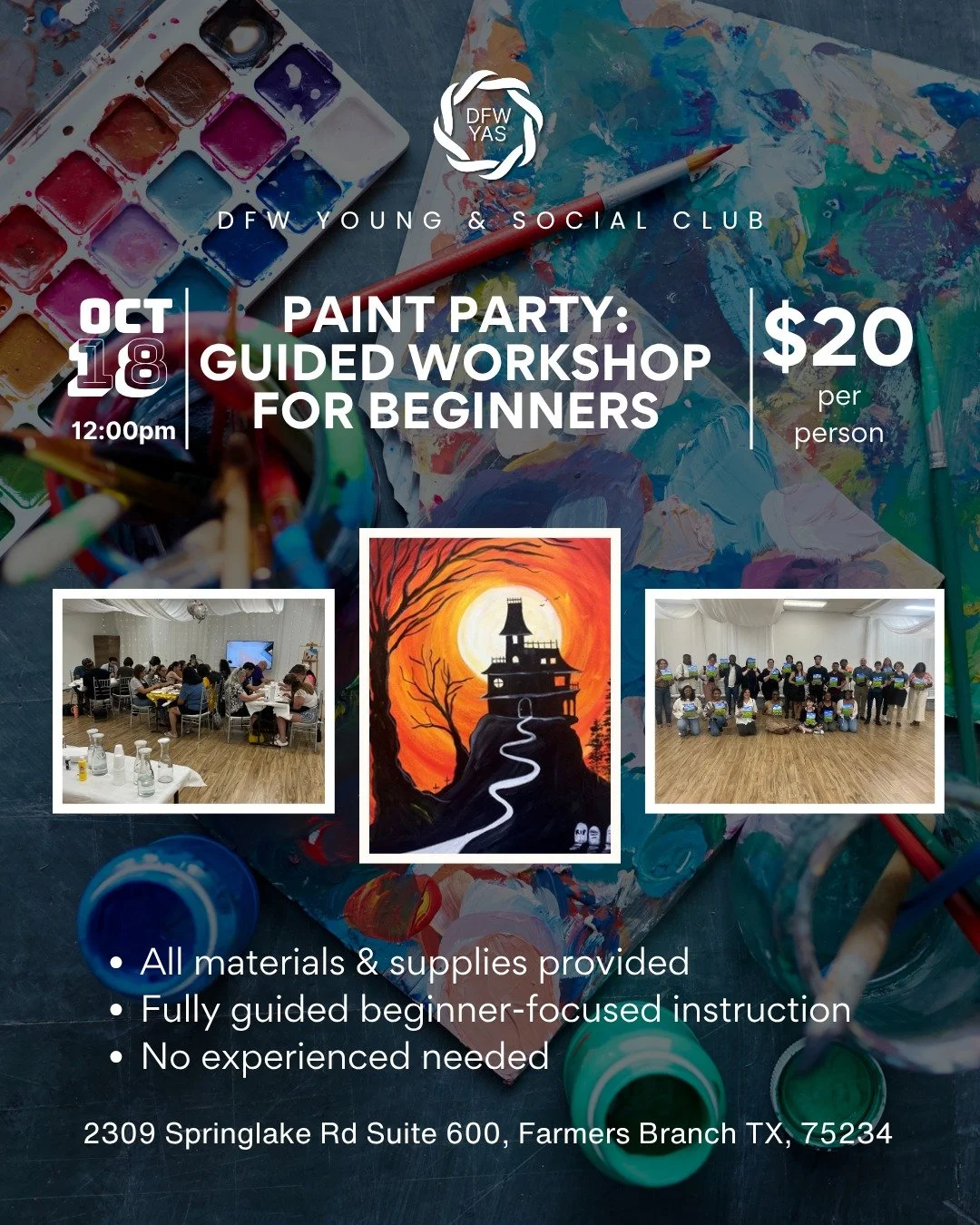 Join us for a Paint Party led by@madamegeneralist. This is a beginner-friendly guided art session where you&rsquo;ll create something beautiful, no experience required! Whether you&rsquo;re coming solo or with friends, it&rsquo;s the perfect way to u