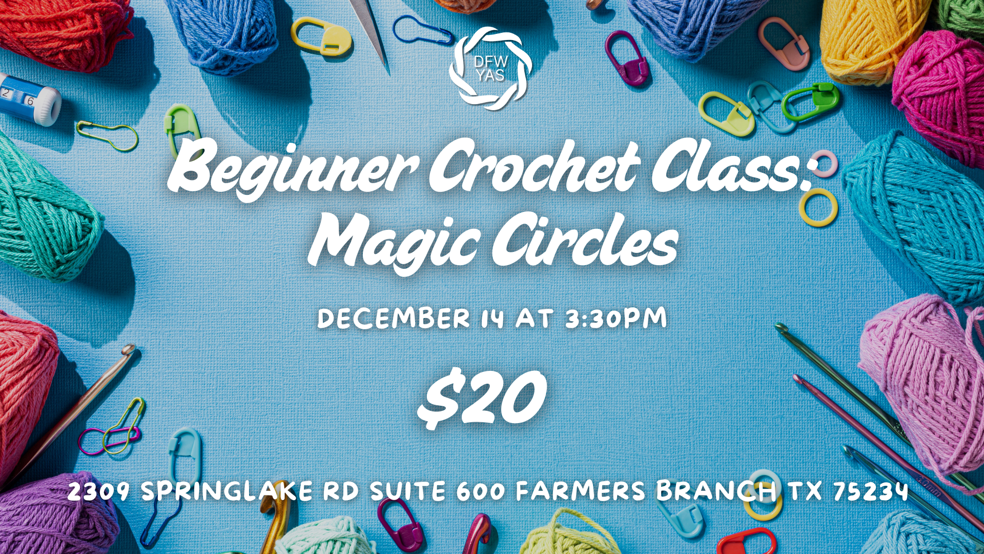 Beginner Crochet Class: Magic Circles
