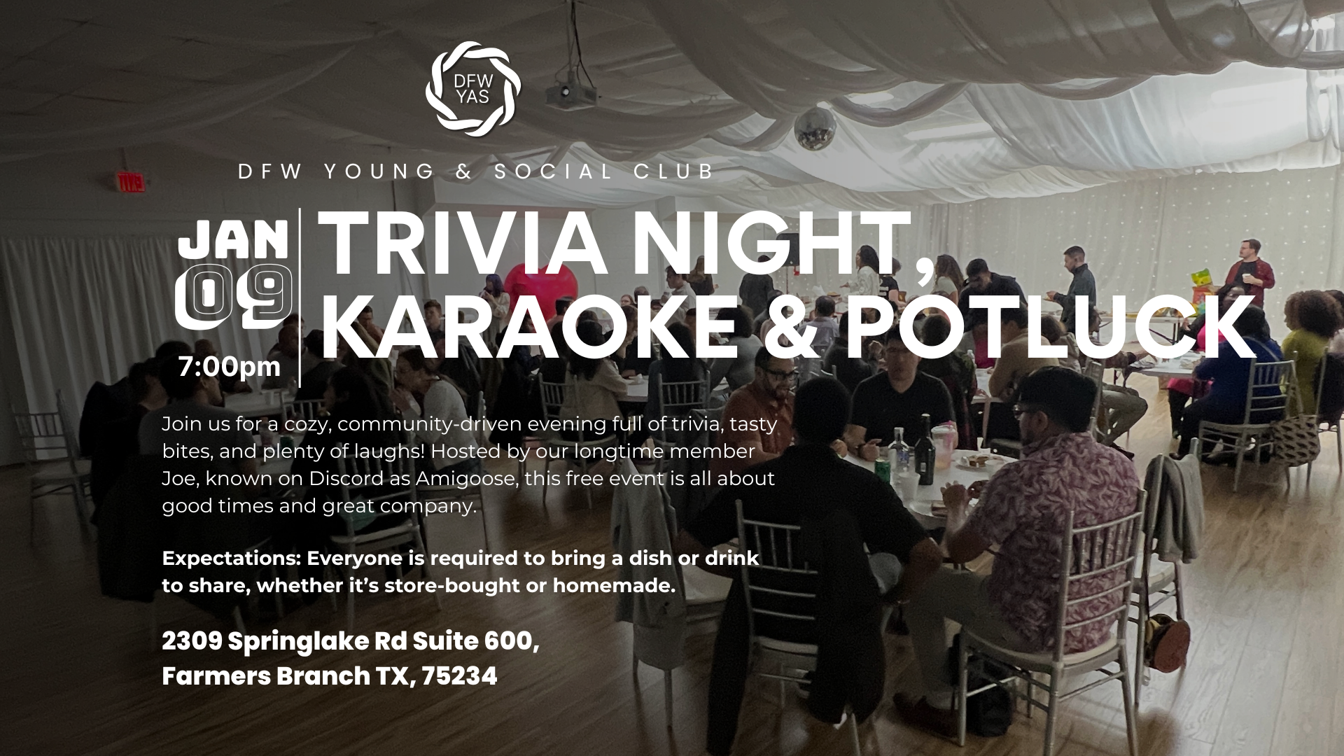 Trivia, Karaoke & Potluck Social Party