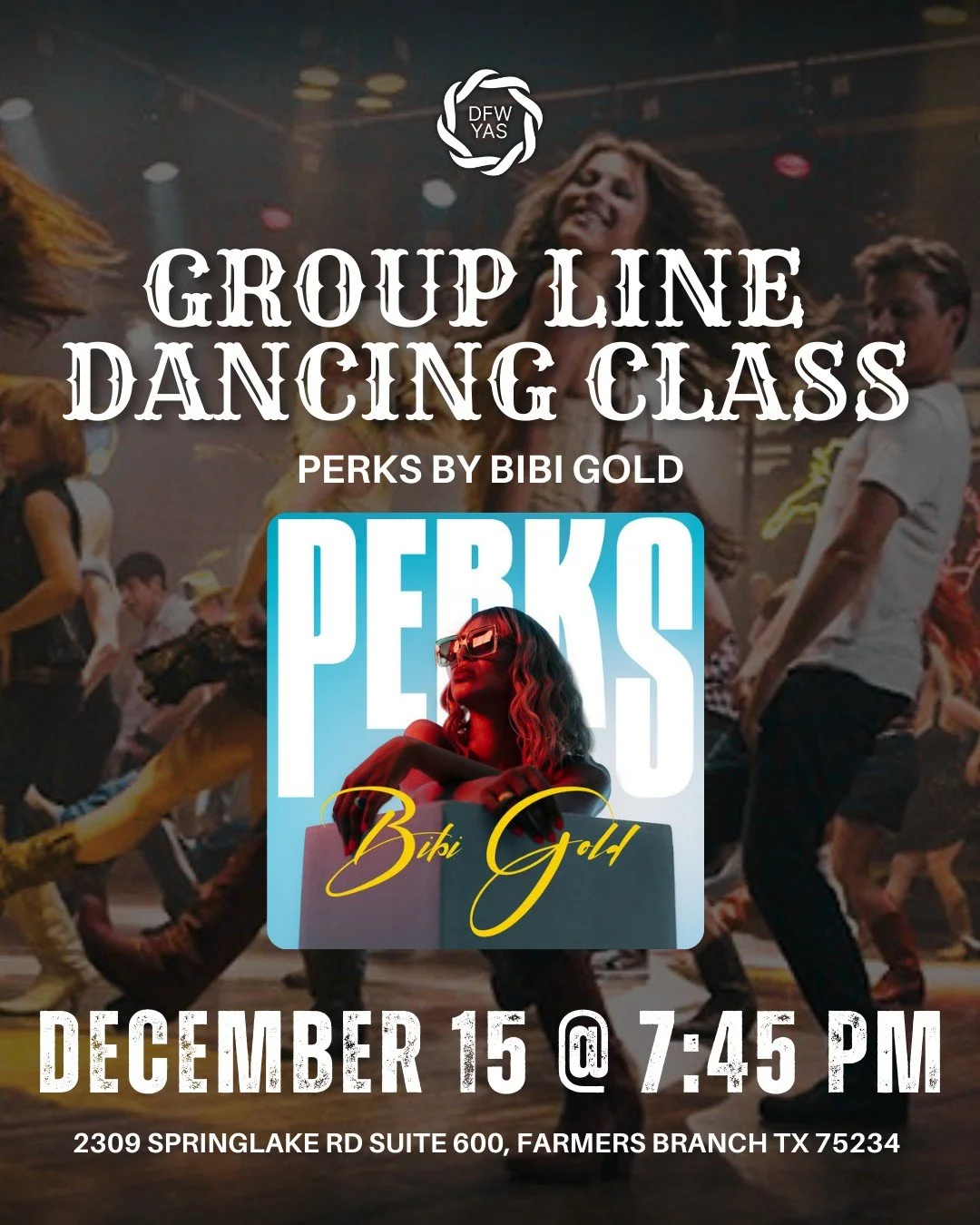 🤠 Kick off your week with a little country flair! Join us Monday, December 15 at 7:45 PM for our Beginner Line Dancing Class, where we&rsquo;ll be dancing to Perks by Bibi Gold

No partner, no experience &mdash; just good music, good vibes, and a gu