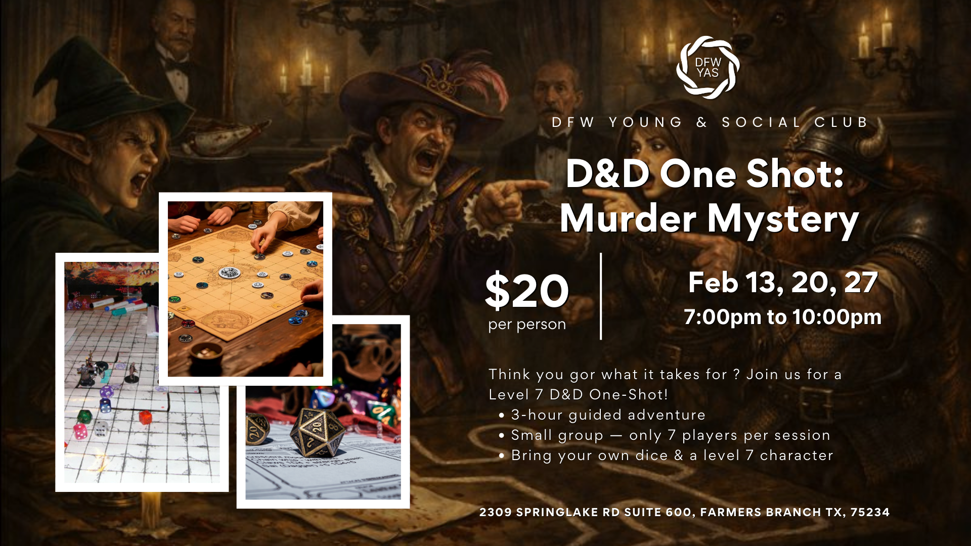 Dungeon and Dragons One Shot: Murder Mystery