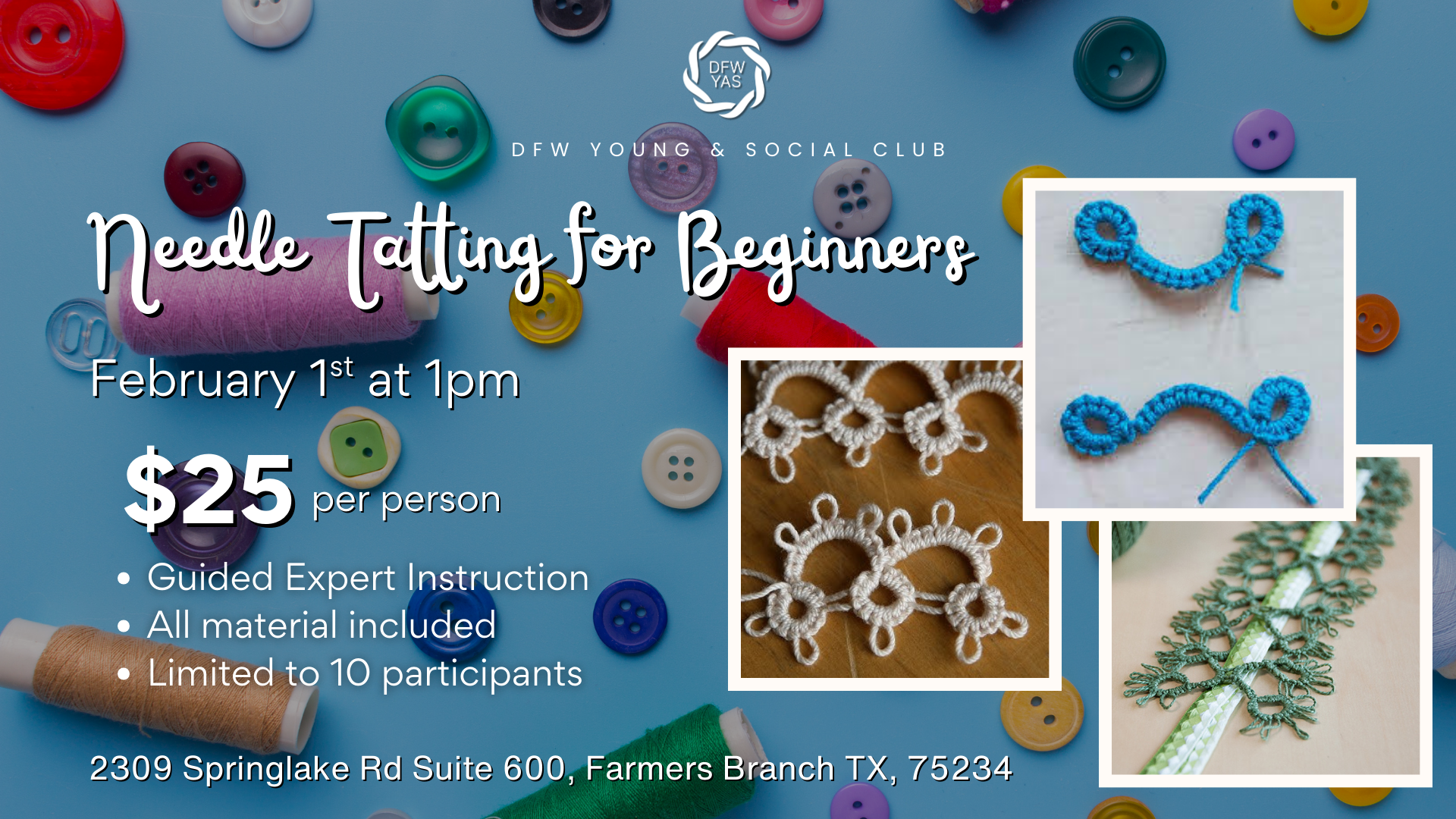 Needle Tatting for Beginners