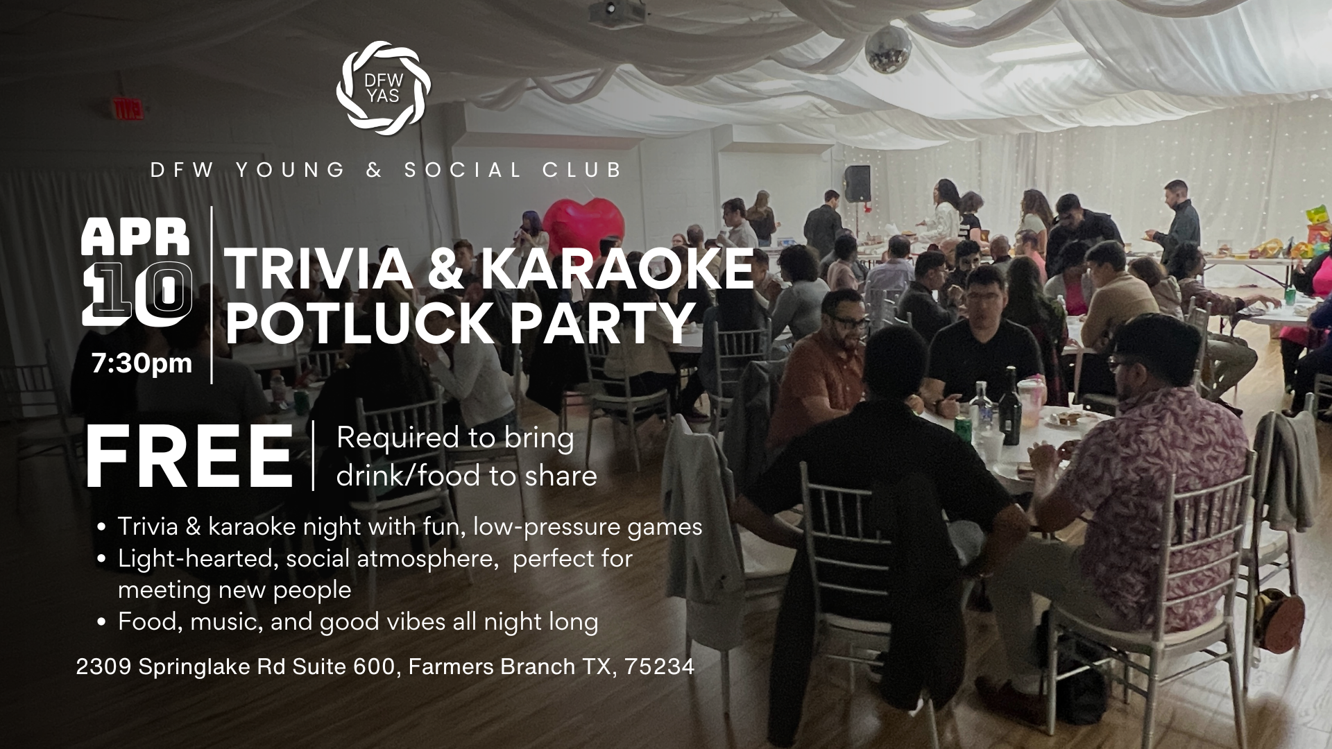 Trivia, Karaoke &amp; Potluck Social Party